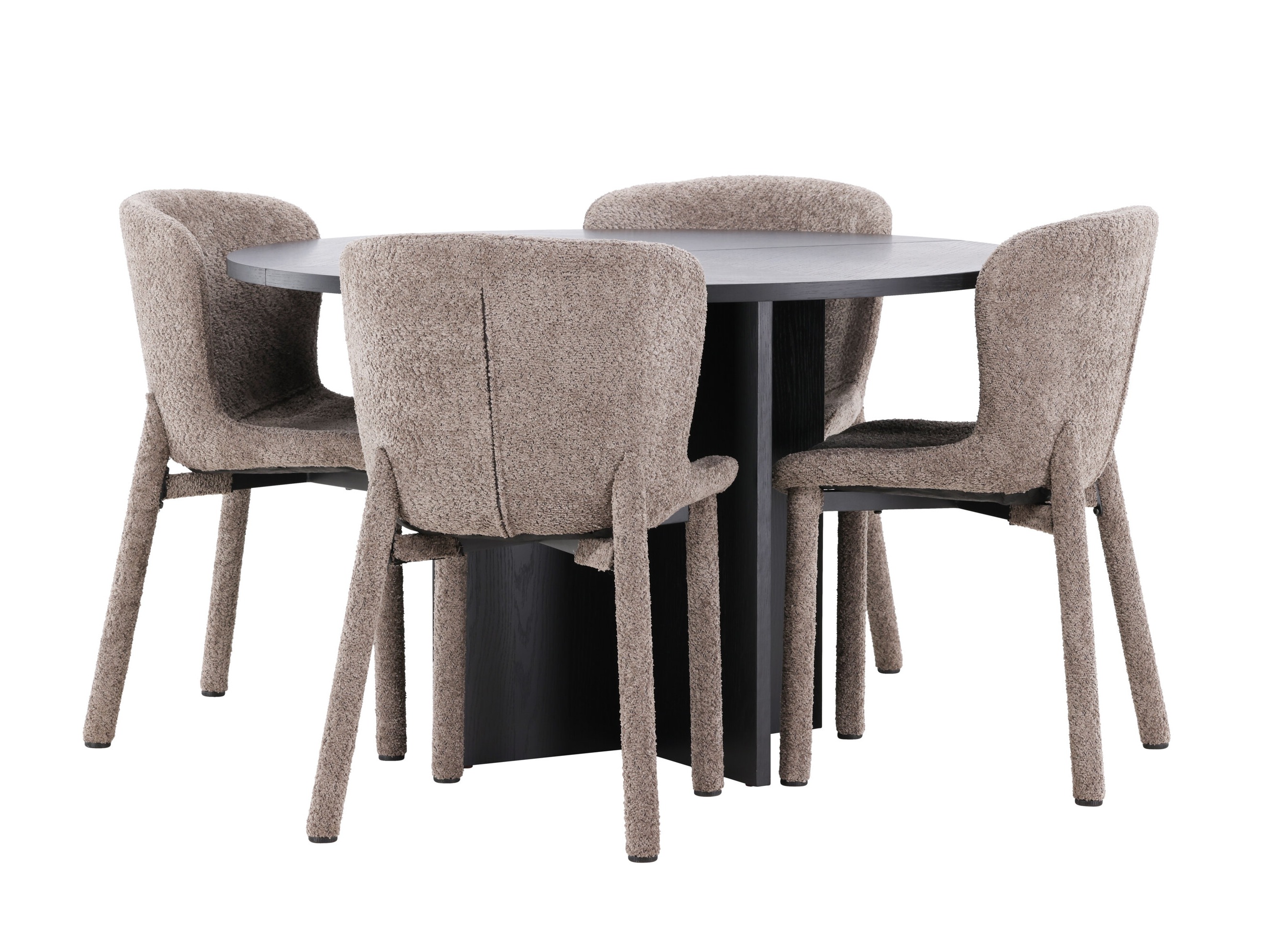 Set de dining Dallas 4988 (Negru)