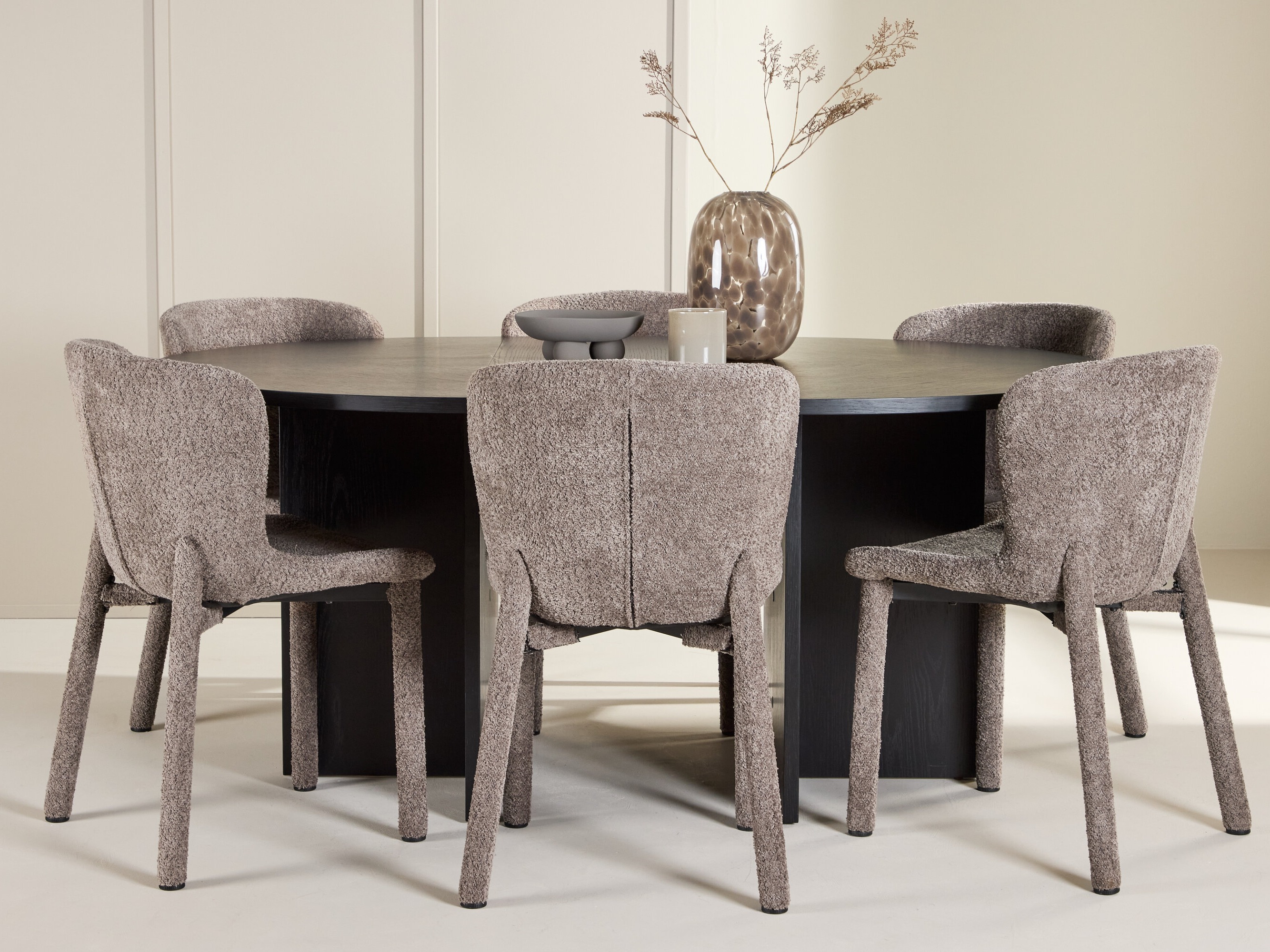 Set de dining Dallas 4989 (Negru)