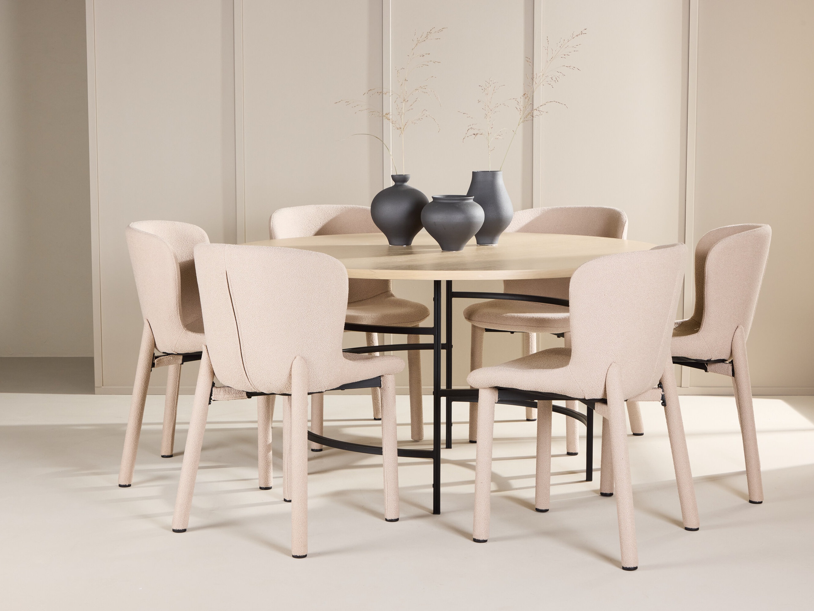Set de mese Dallas 4987 (Maro deschis + Negru)