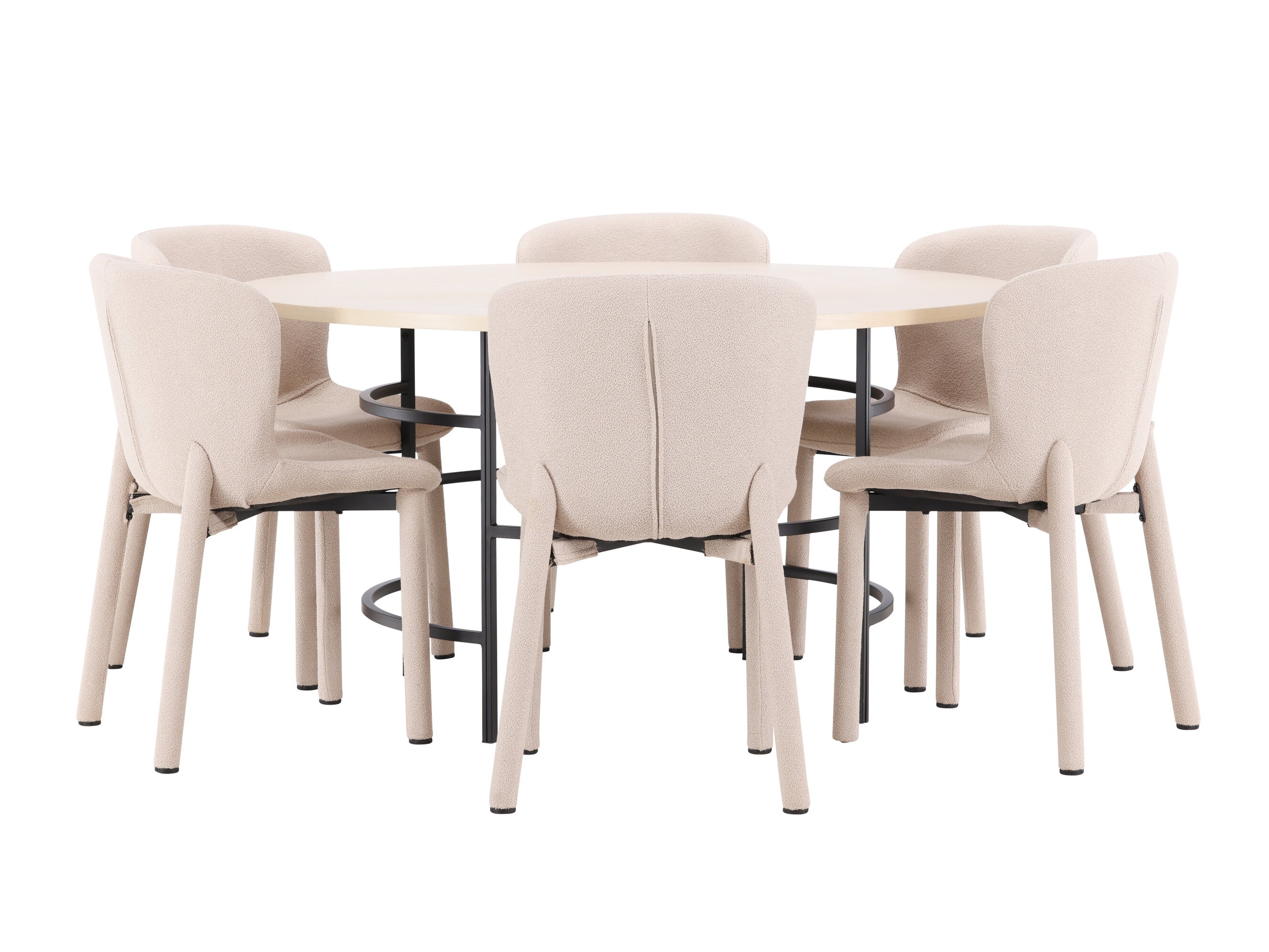 Set de mese Dallas 4987 (Maro deschis + Negru)