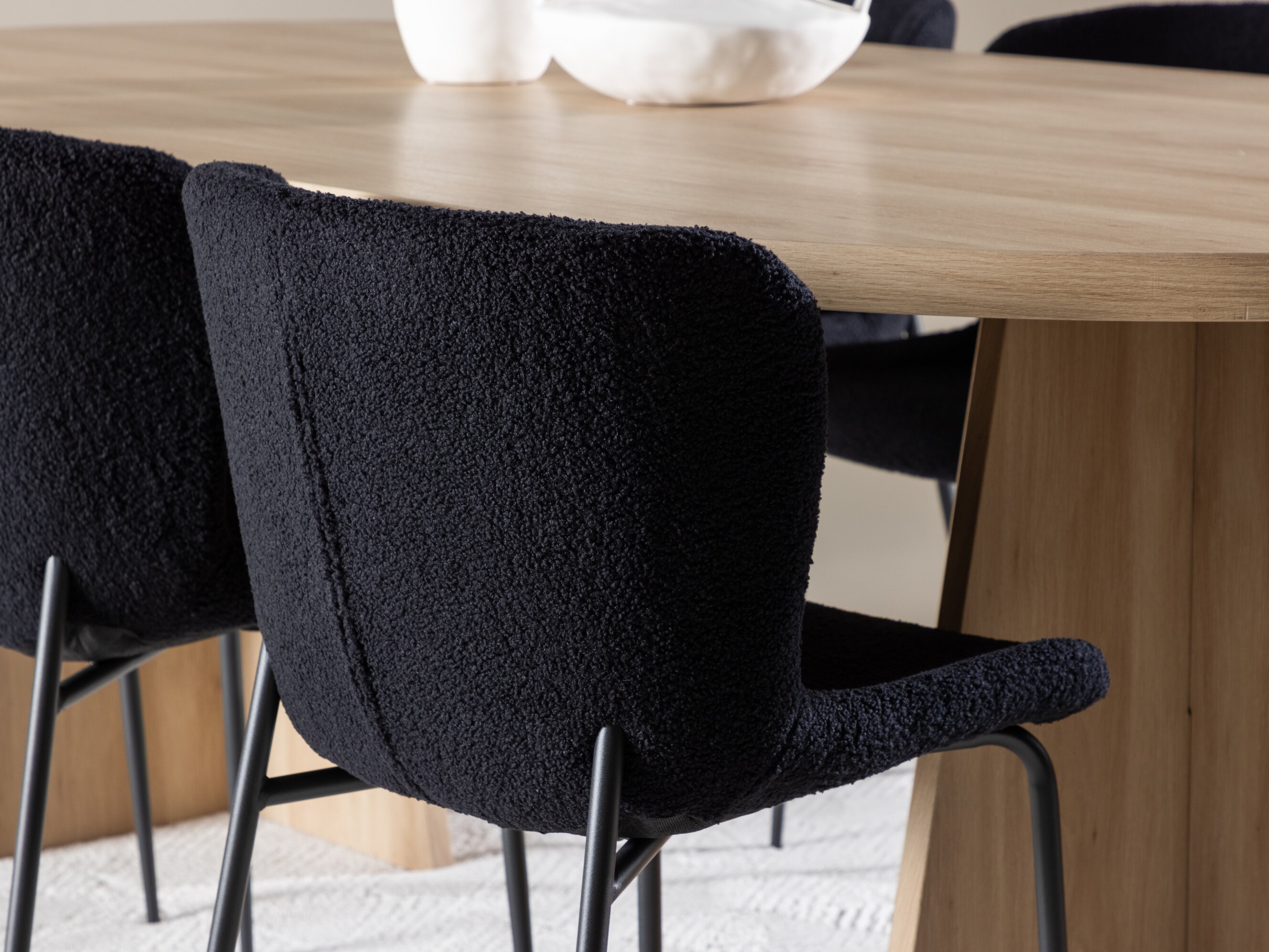 Set de mese Dallas 4990 (Negru)