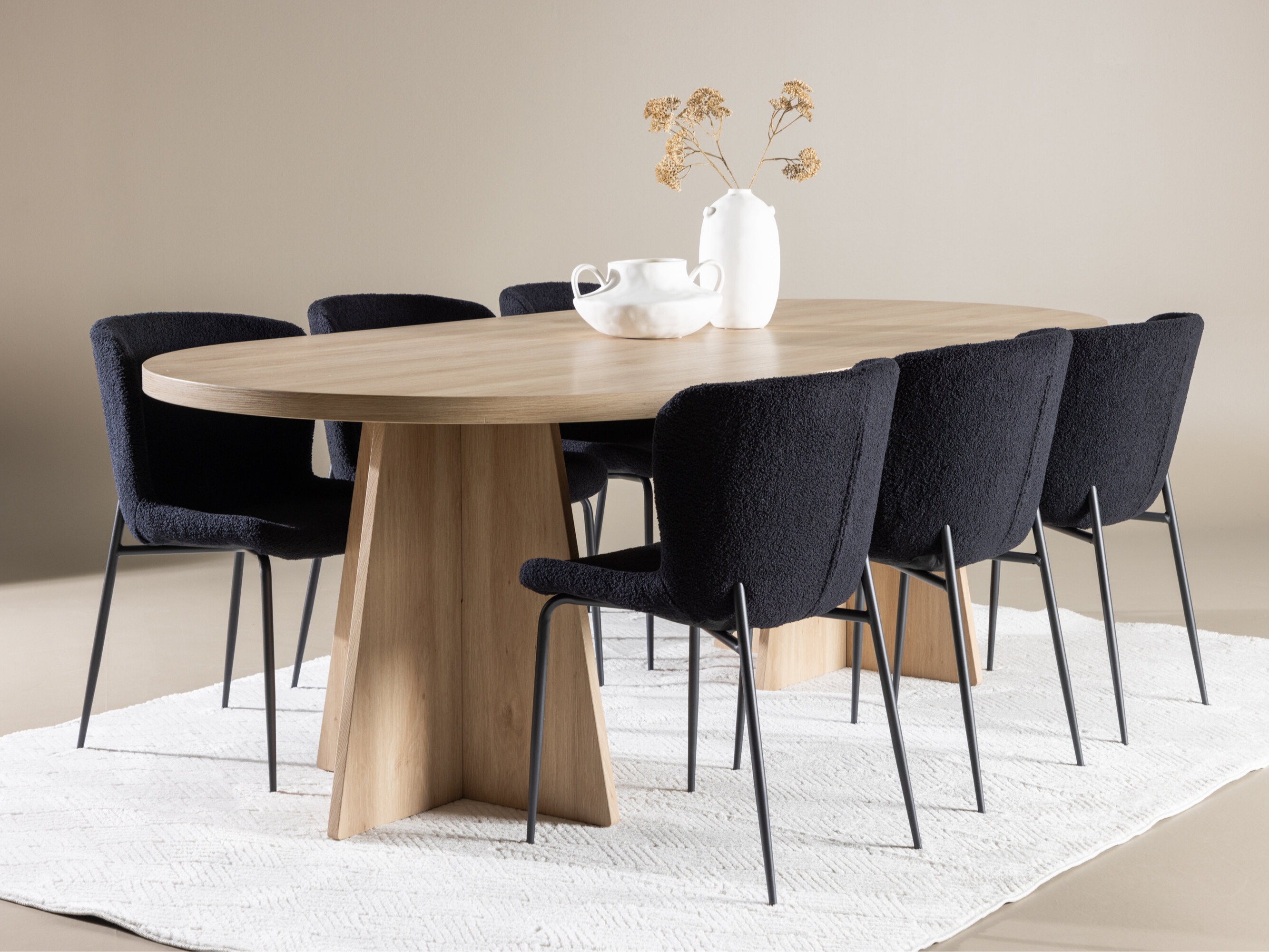 Set de mese Dallas 4990 (Negru)