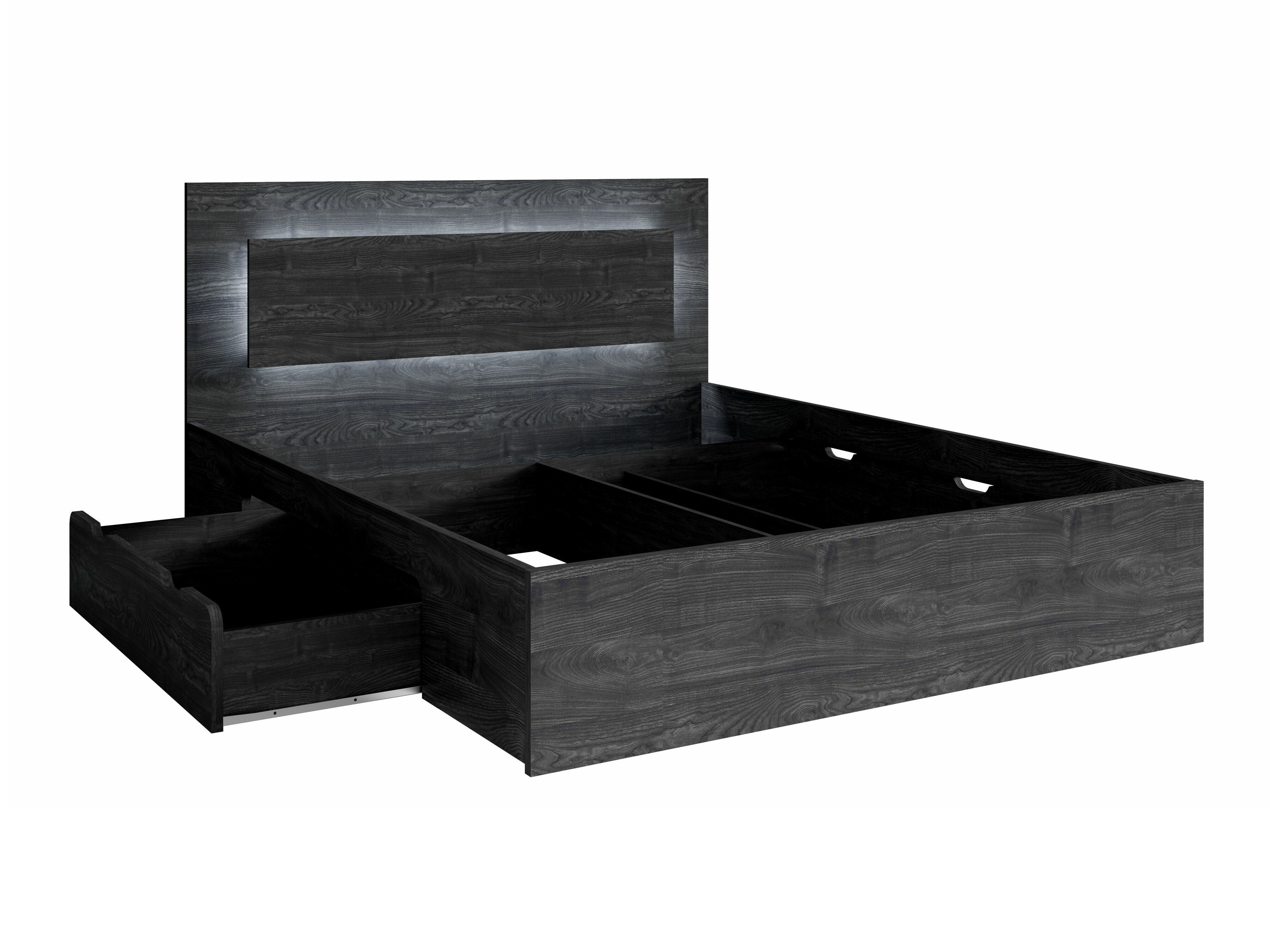 Set dormitor Fivnola 104 (Frasin negru)