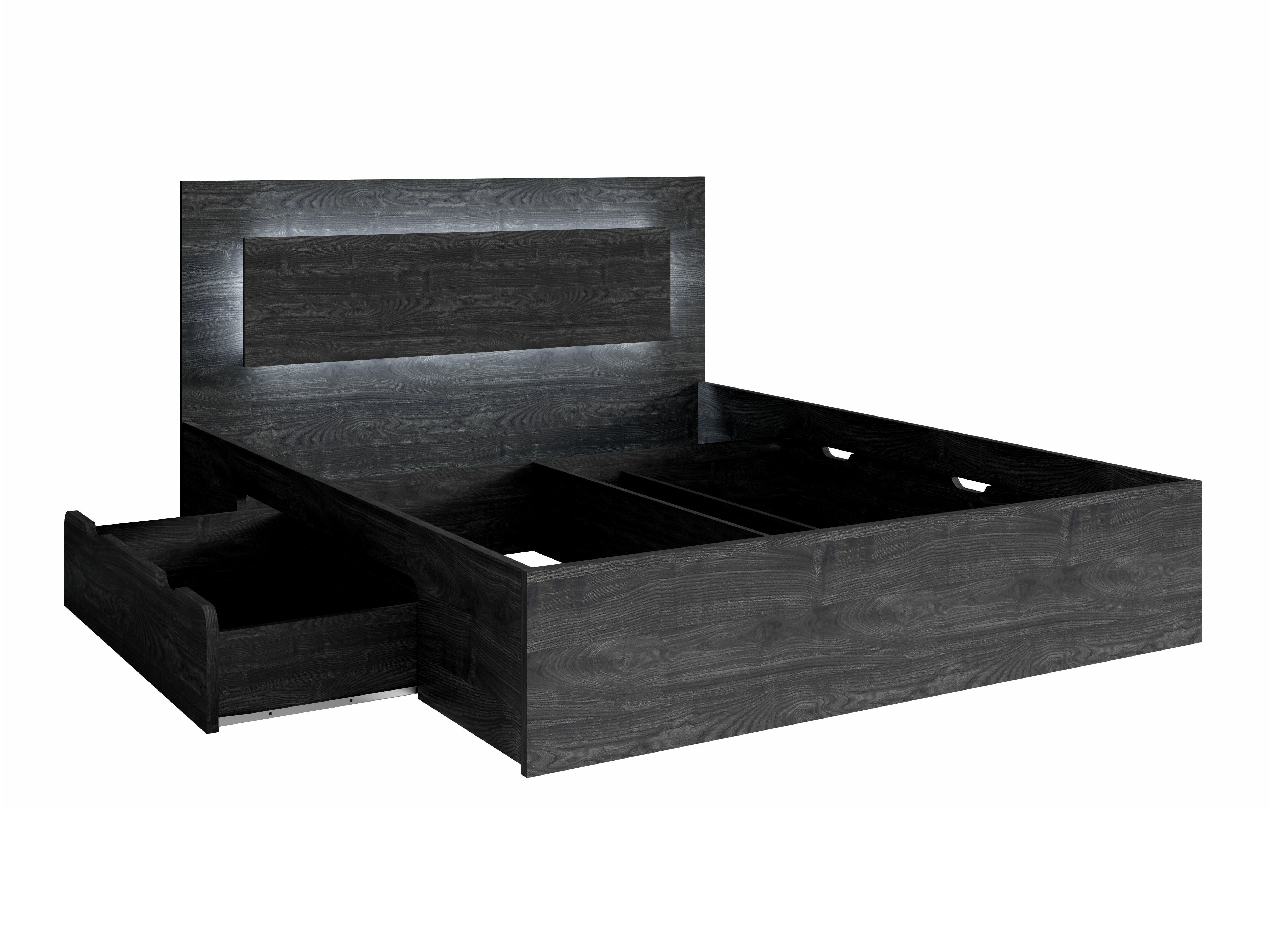 Set dormitor Fivnola 104 (Frasin negru)