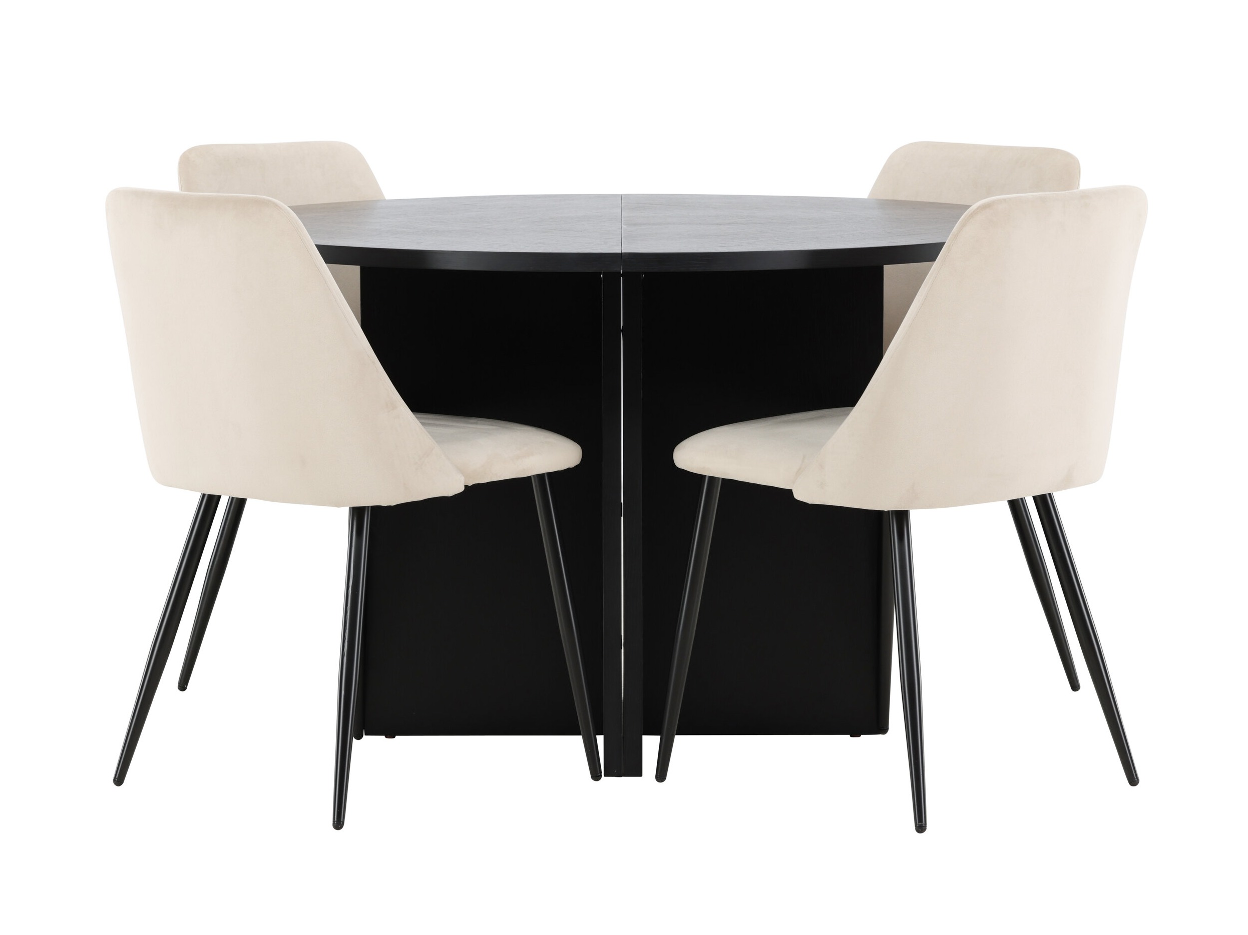 Set de dining Dallas 4991 (Negru)