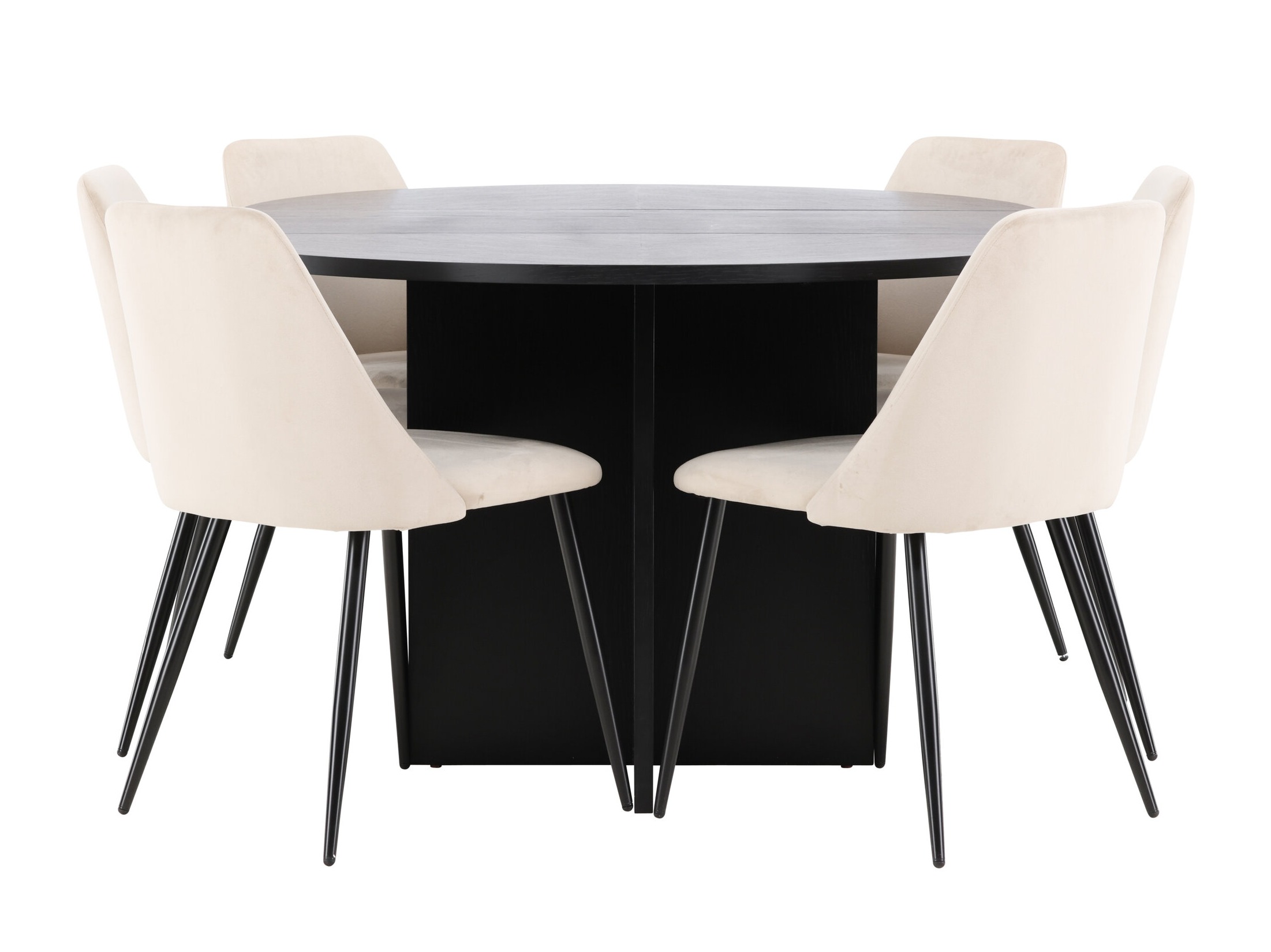 Set de dining Dallas 4992 (Negru)