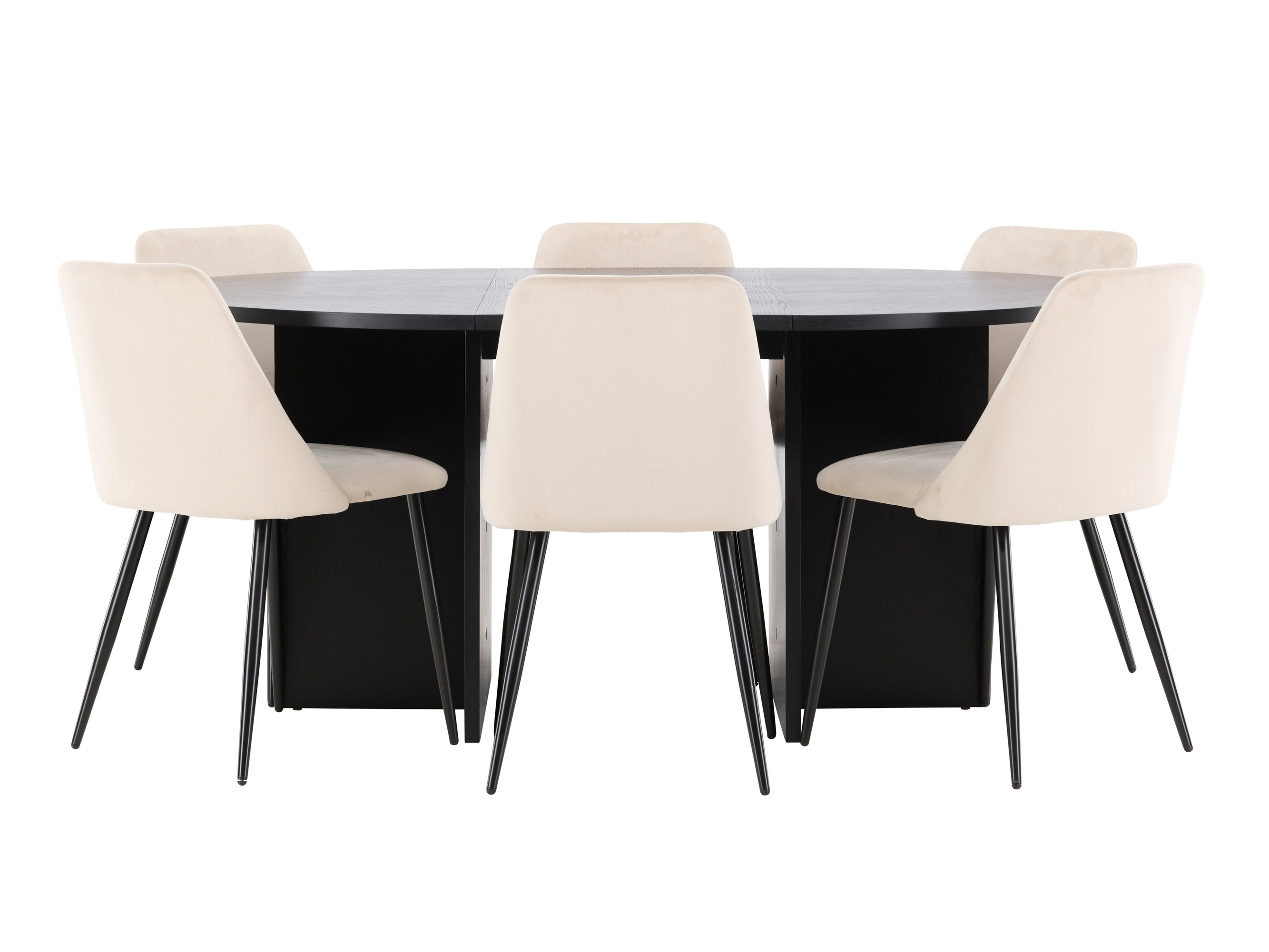 Set de dining Dallas 4992 (Negru)