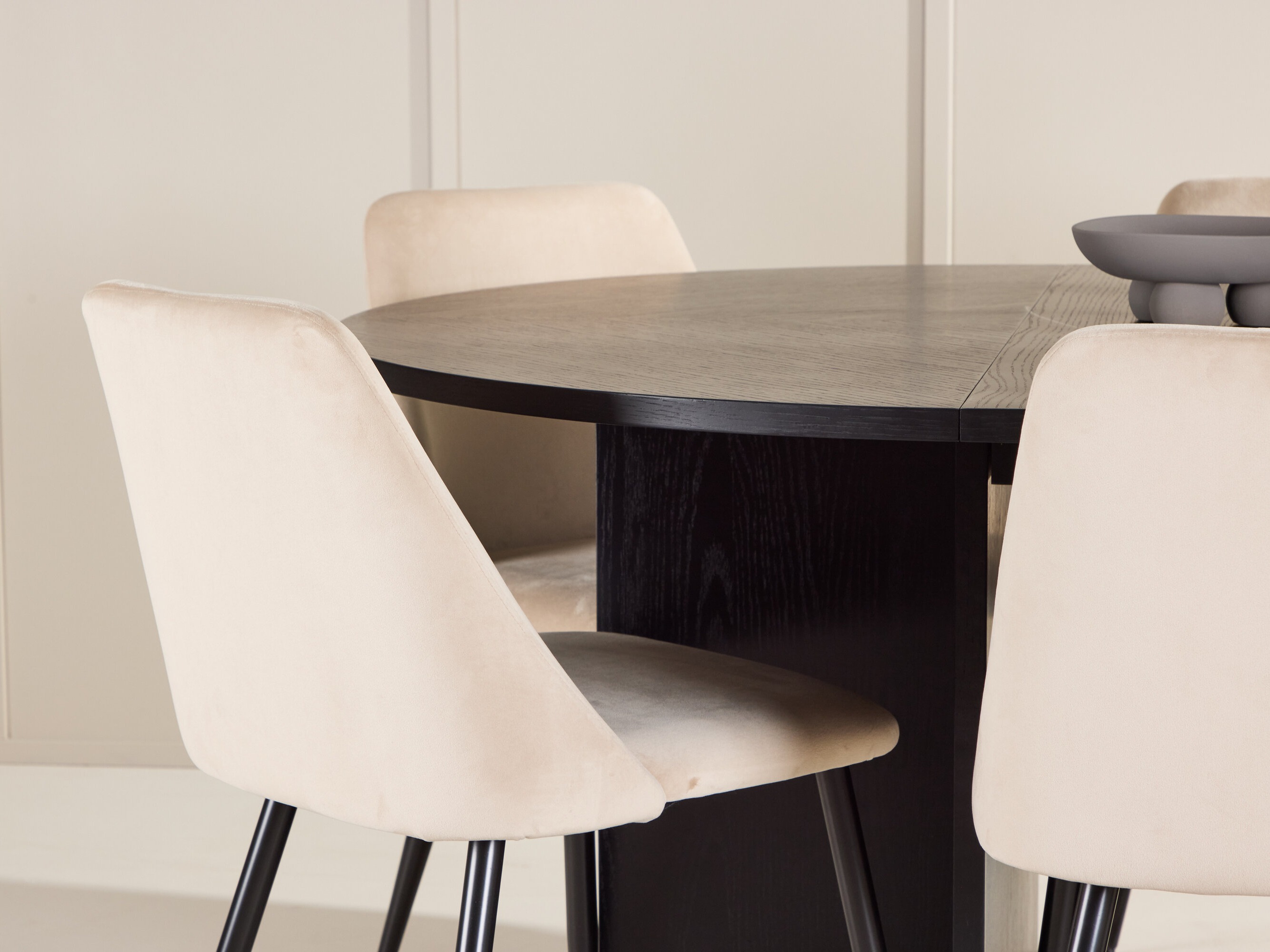 Set de dining Dallas 4992 (Negru)