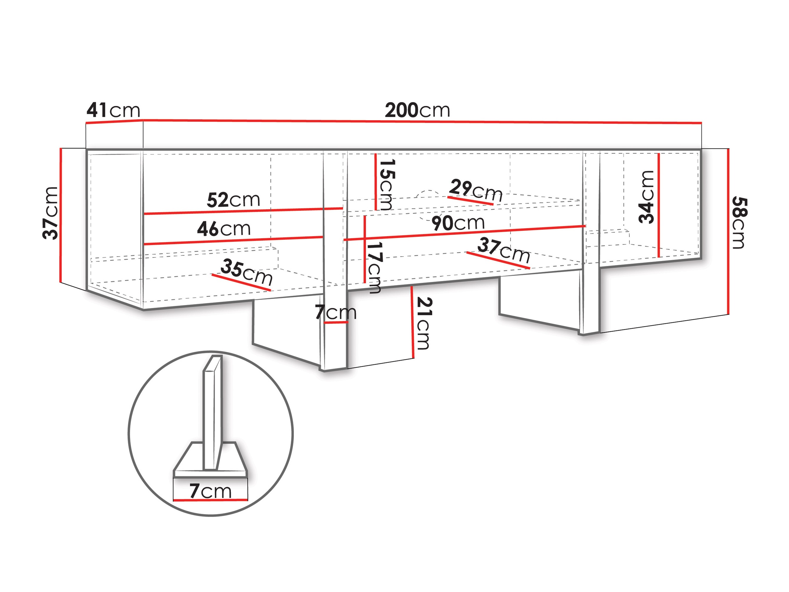 Comodă TV Sorfloi 100