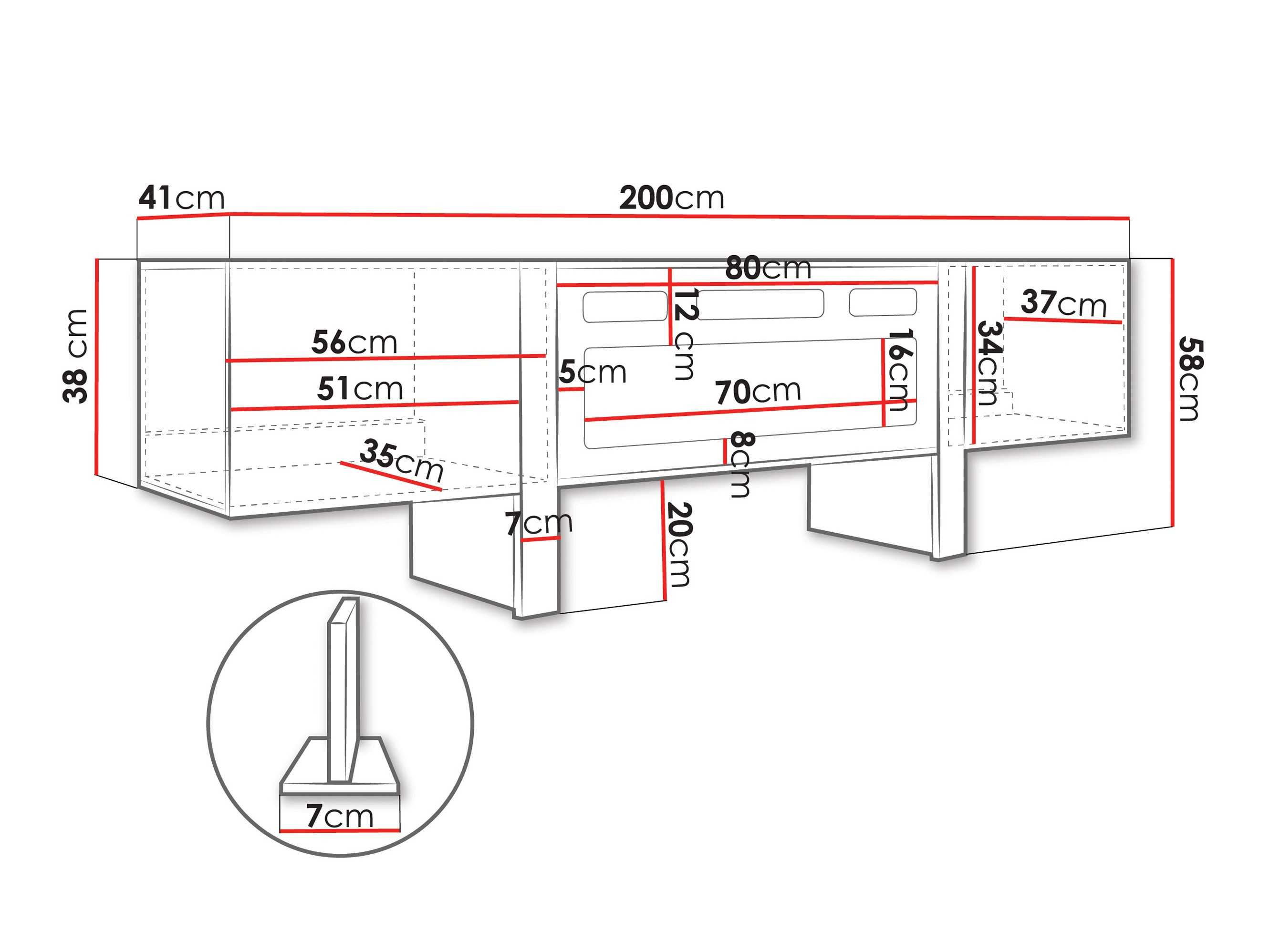 Comodă TV Sorfloi 103