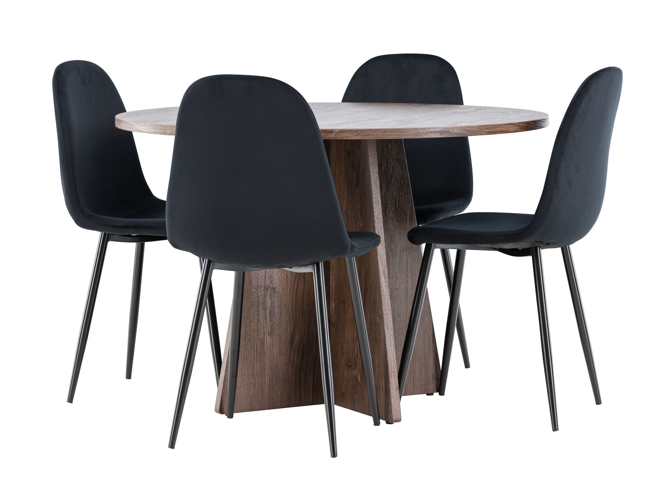 Set de dining Dallas 5009 (Negru)