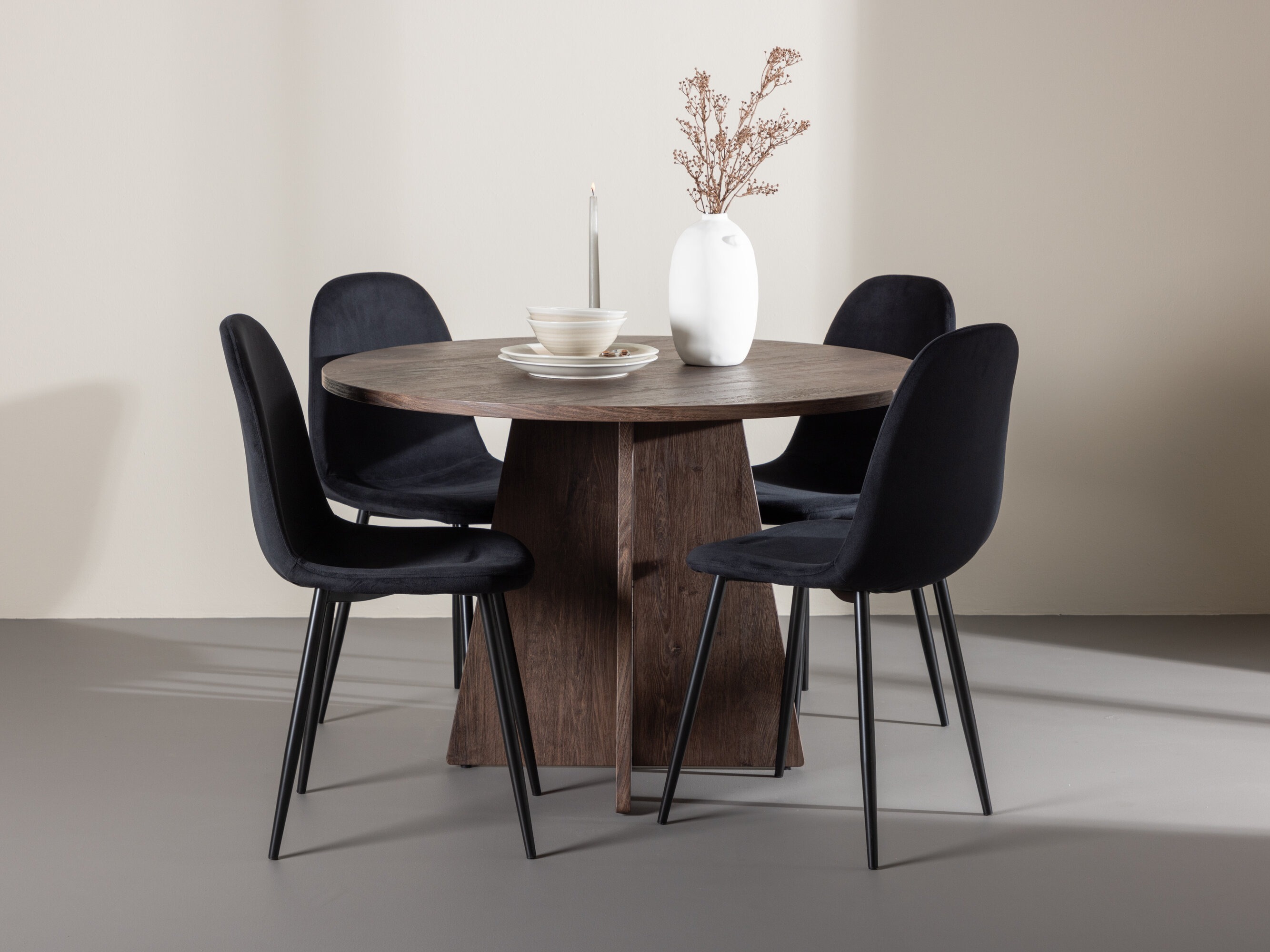 Set de mese Dallas 5009 (Negru)