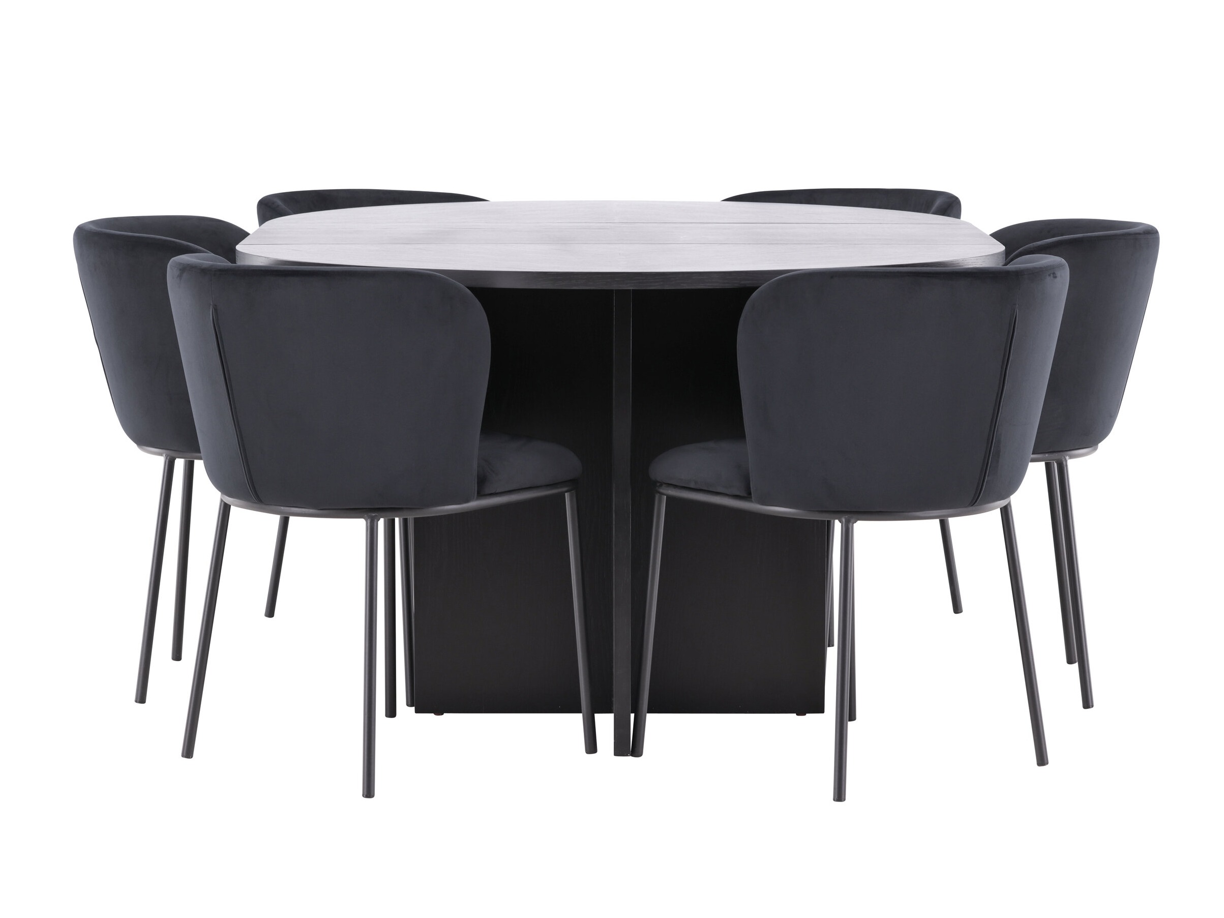 Set de dining Dallas 5013 (Negru)