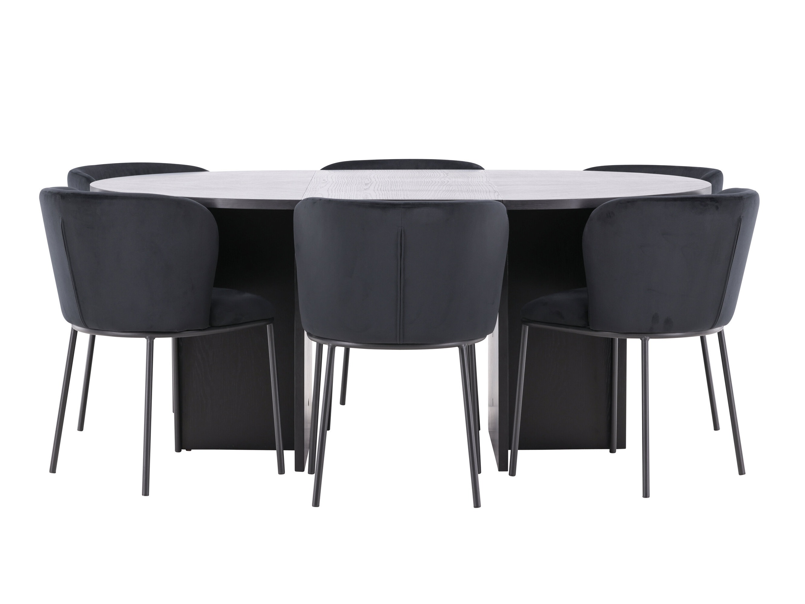 Set de dining Dallas 5013 (Negru)