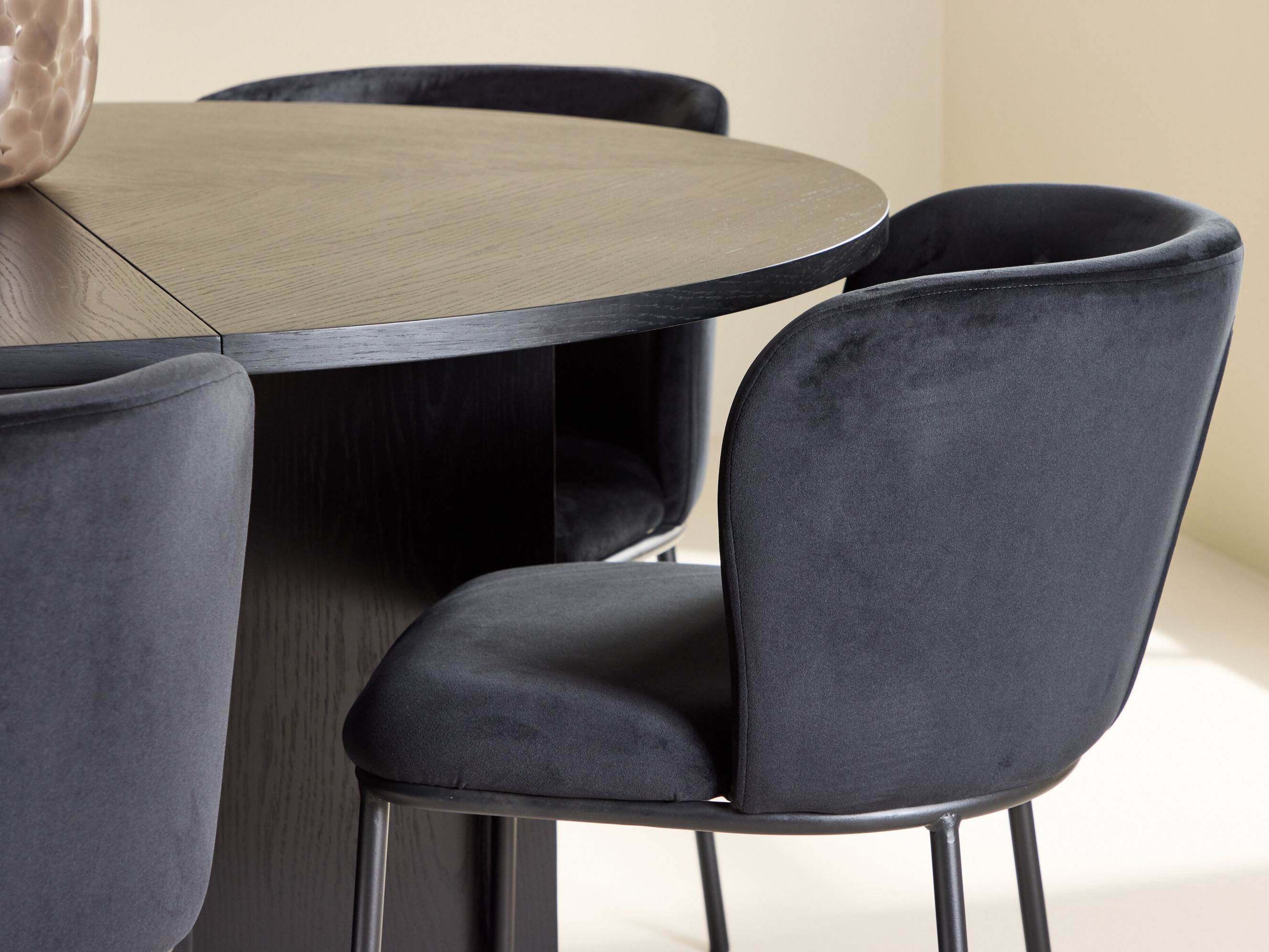 Set de dining Dallas 5013 (Negru)