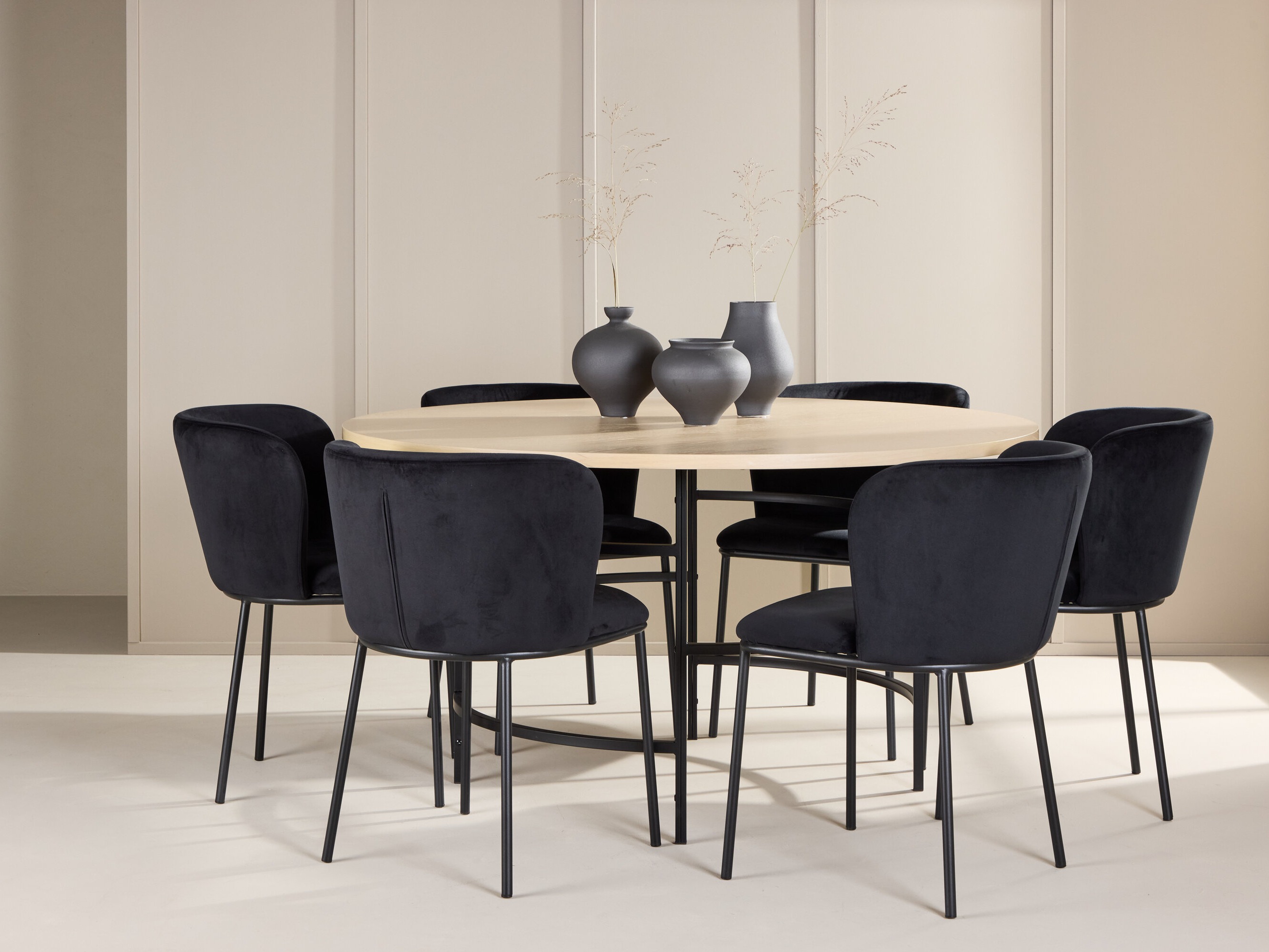 Set de mese Dallas 5015 (Maro deschis + Negru)