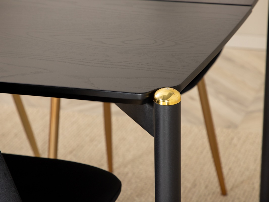 Set de mese Dallas 5016 (Negru + De aur)