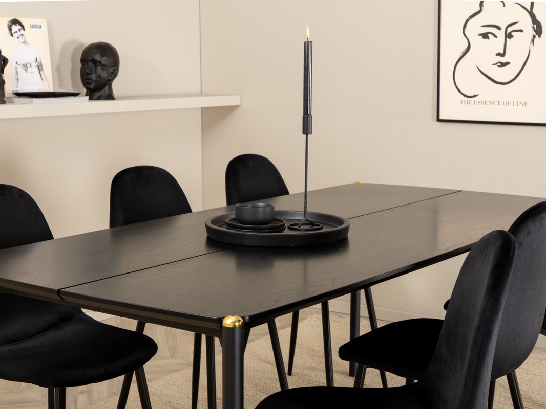 Set de mese Dallas 5016 (Negru)