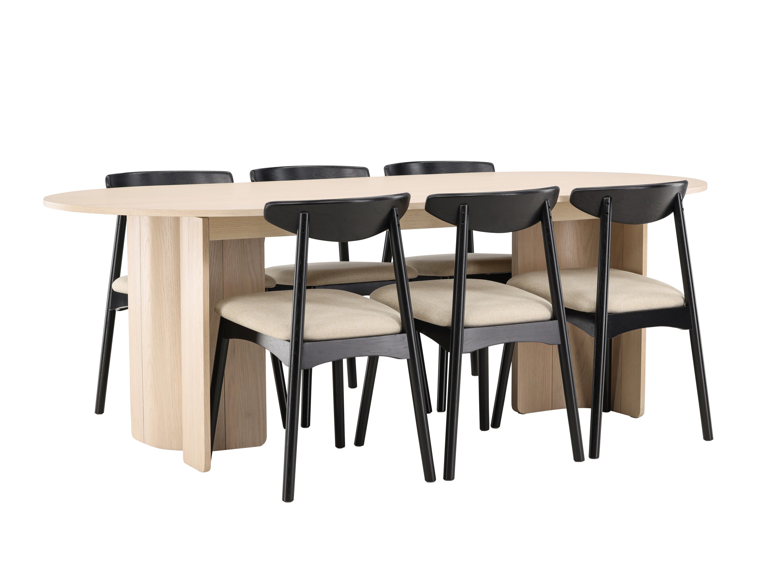 Set de mese Dallas 5020 (Negru + Bej)
