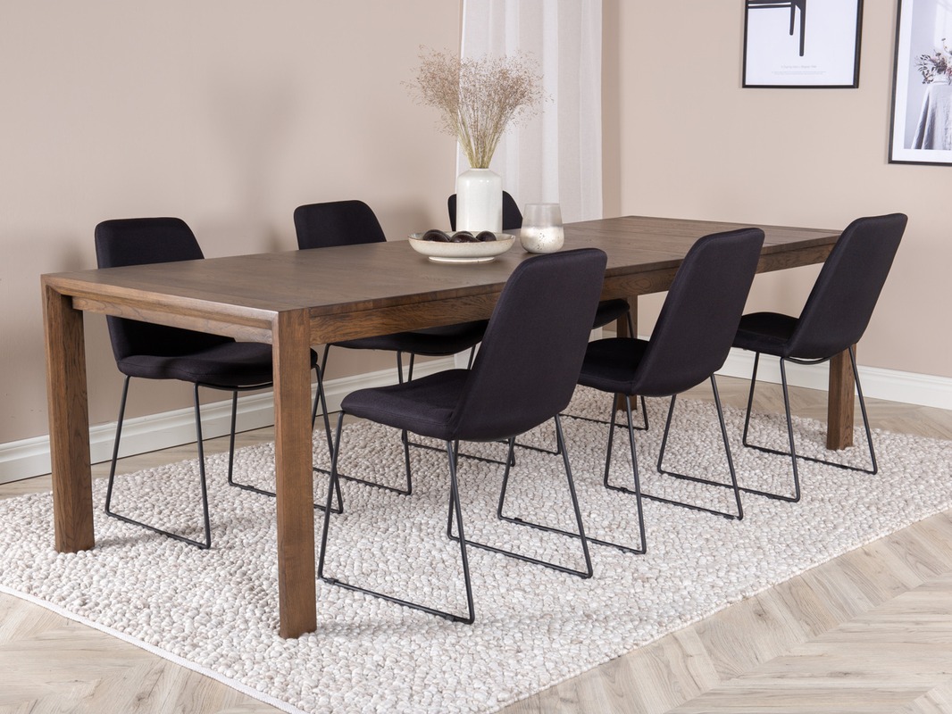 Set de dining Dallas 5027 (Stejar închis)