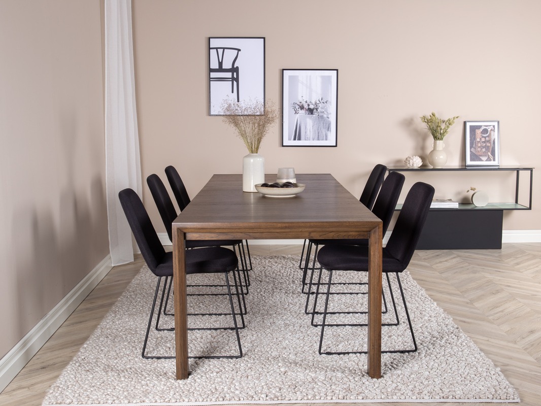 Set de dining Dallas 5027 (Stejar închis)