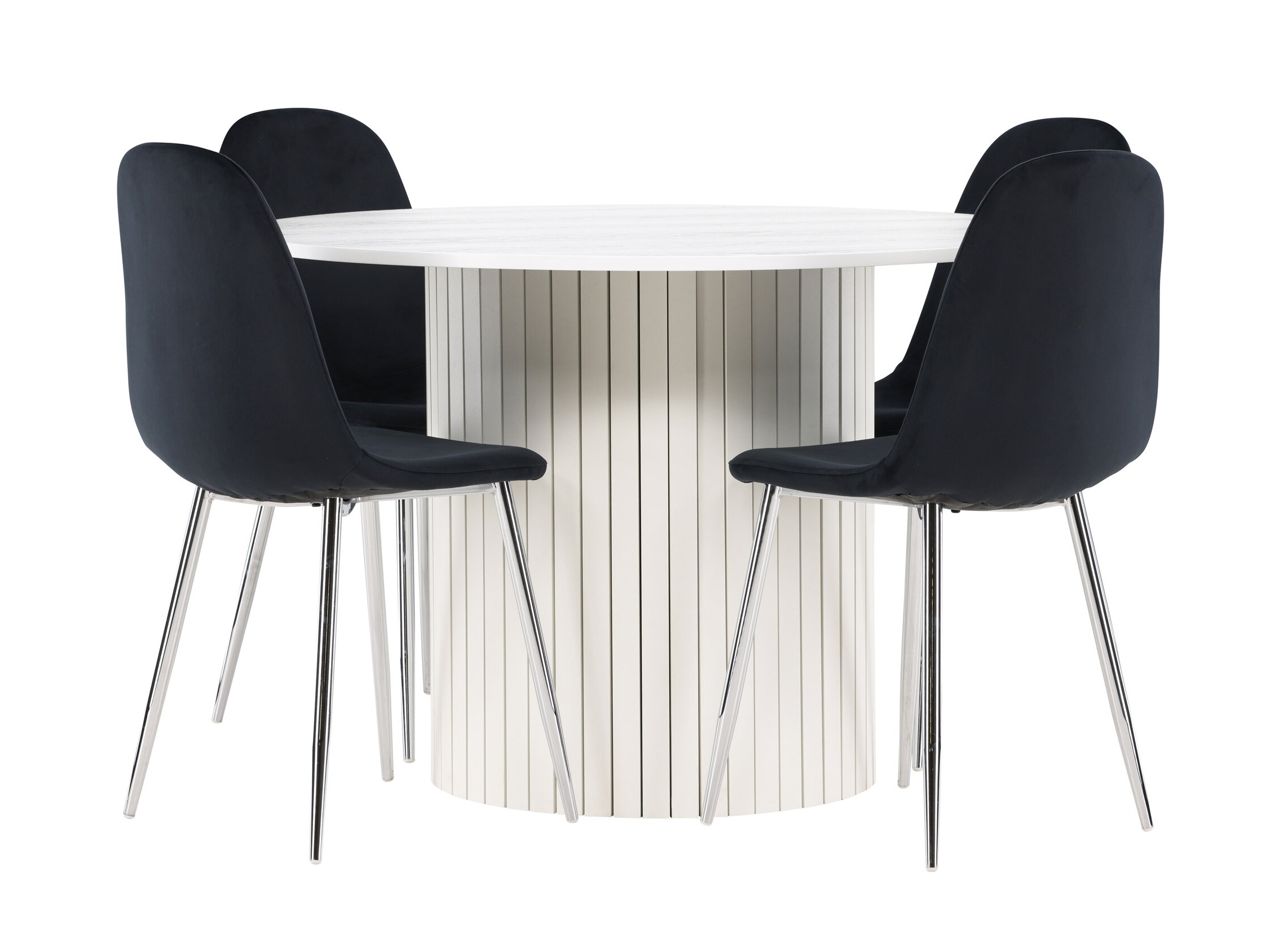 Set de mese Dallas 5028 (Negru + Argint)