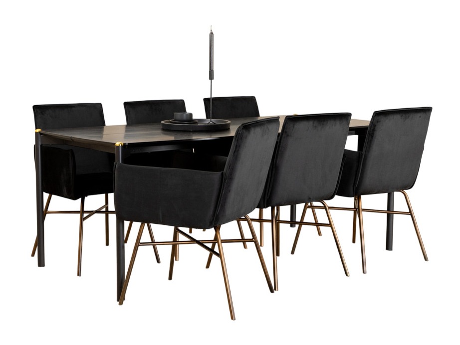 Set de mese Dallas 5034 (Negru + Cupru)