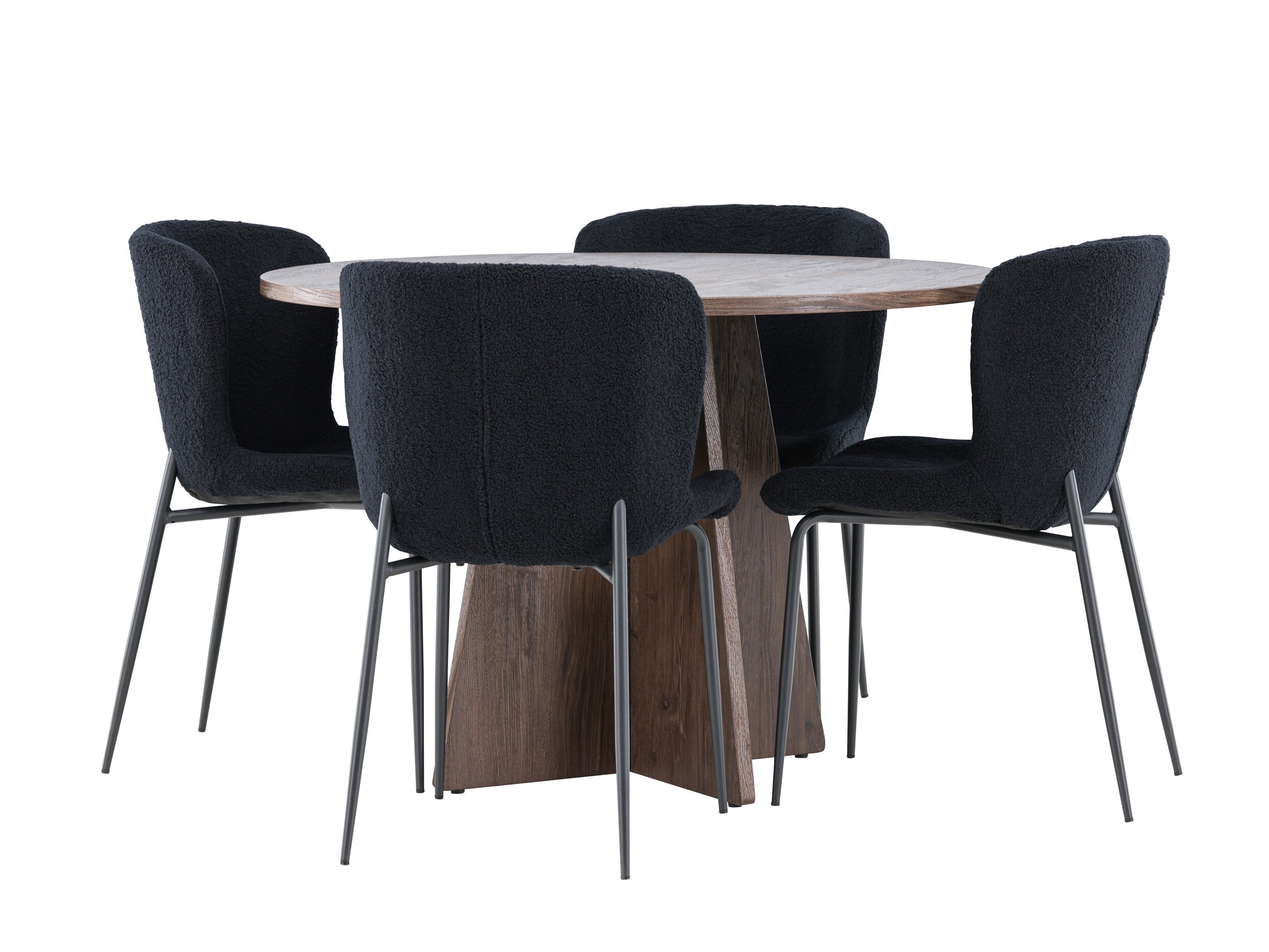 Set de dining Dallas 5051 (Negru)