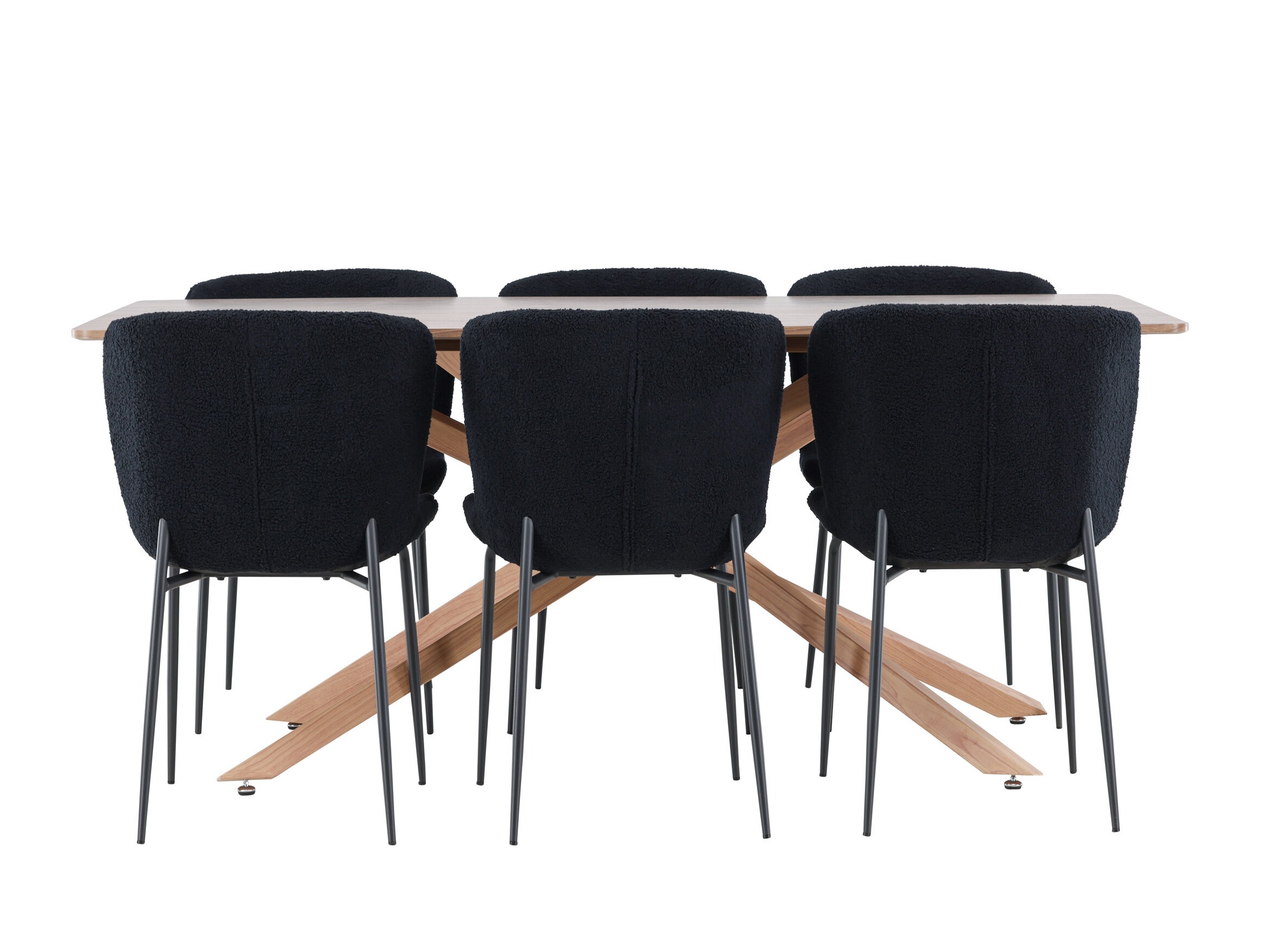 Set de dining Dallas 5102 (Negru)