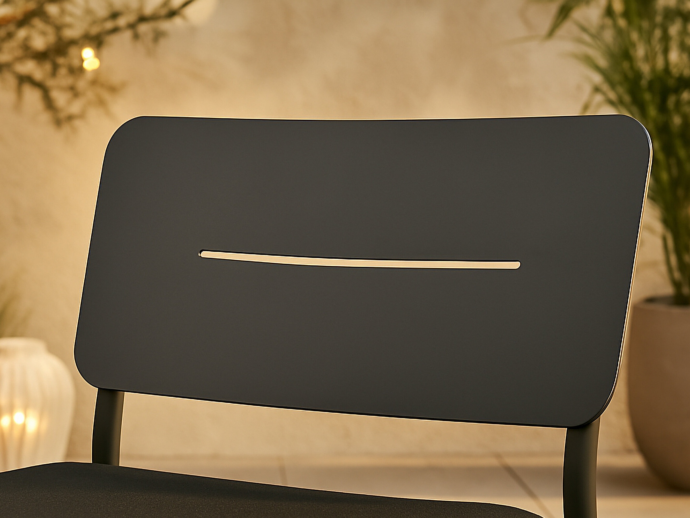 Scaun de exterior Dallas 825 (Negru)