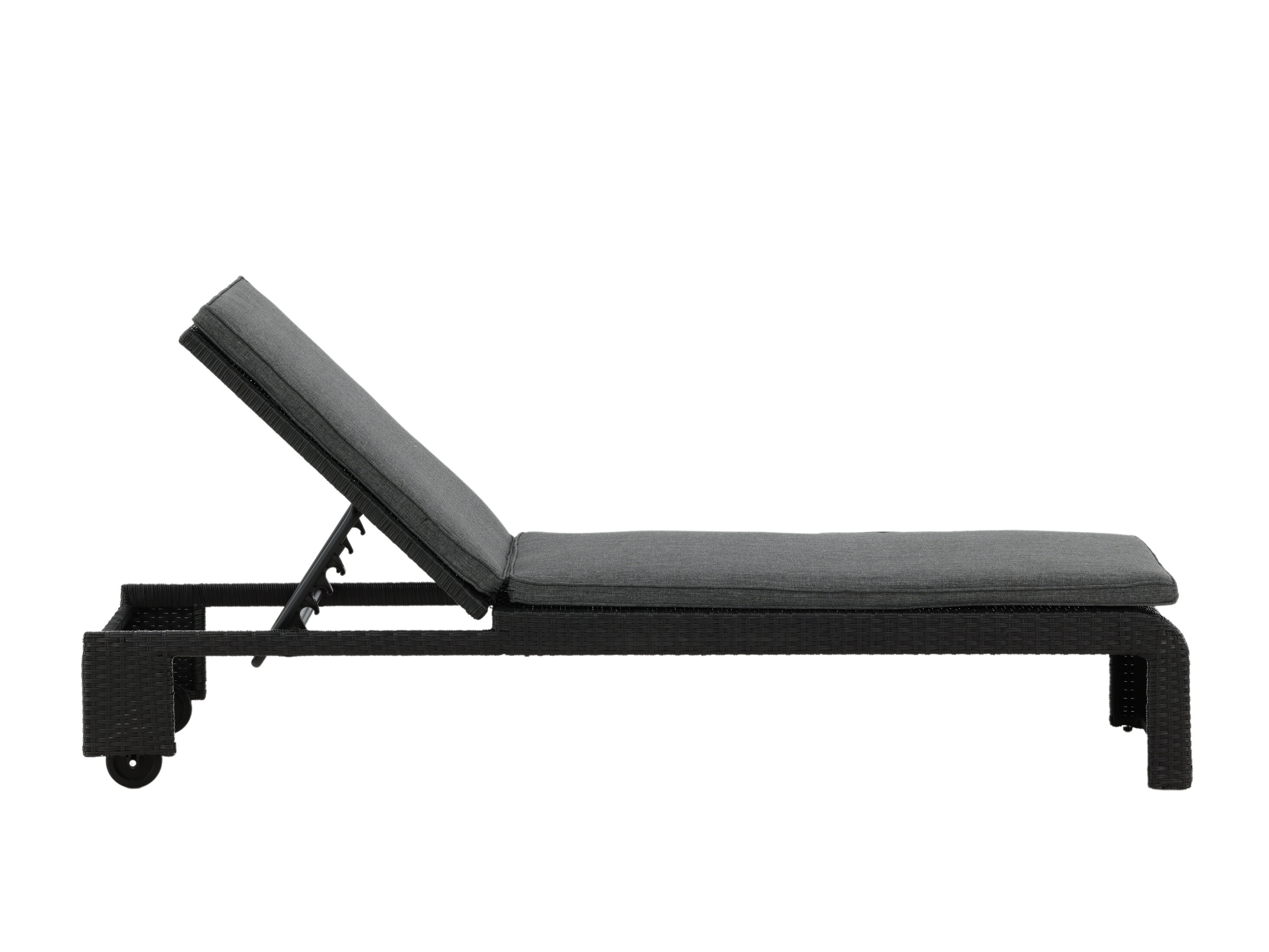 Şezlong Dallas 771 (Negru + Gri)
