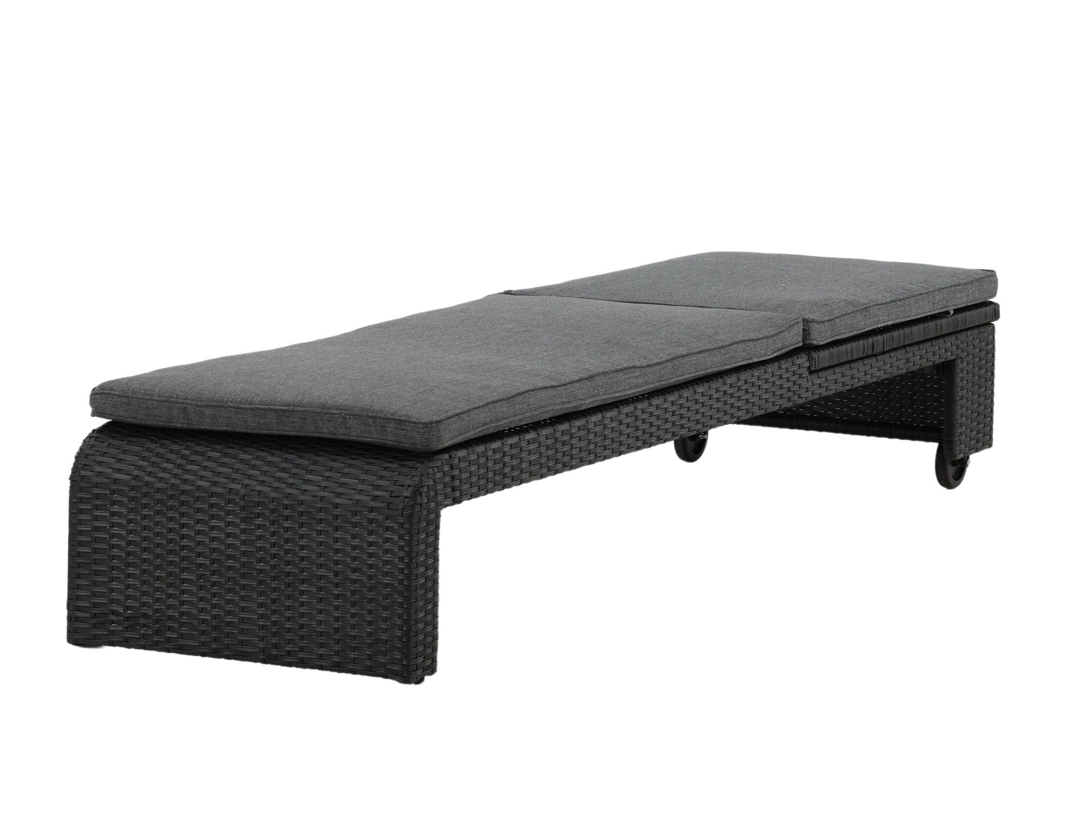 Şezlong Dallas 771 (Negru + Gri)