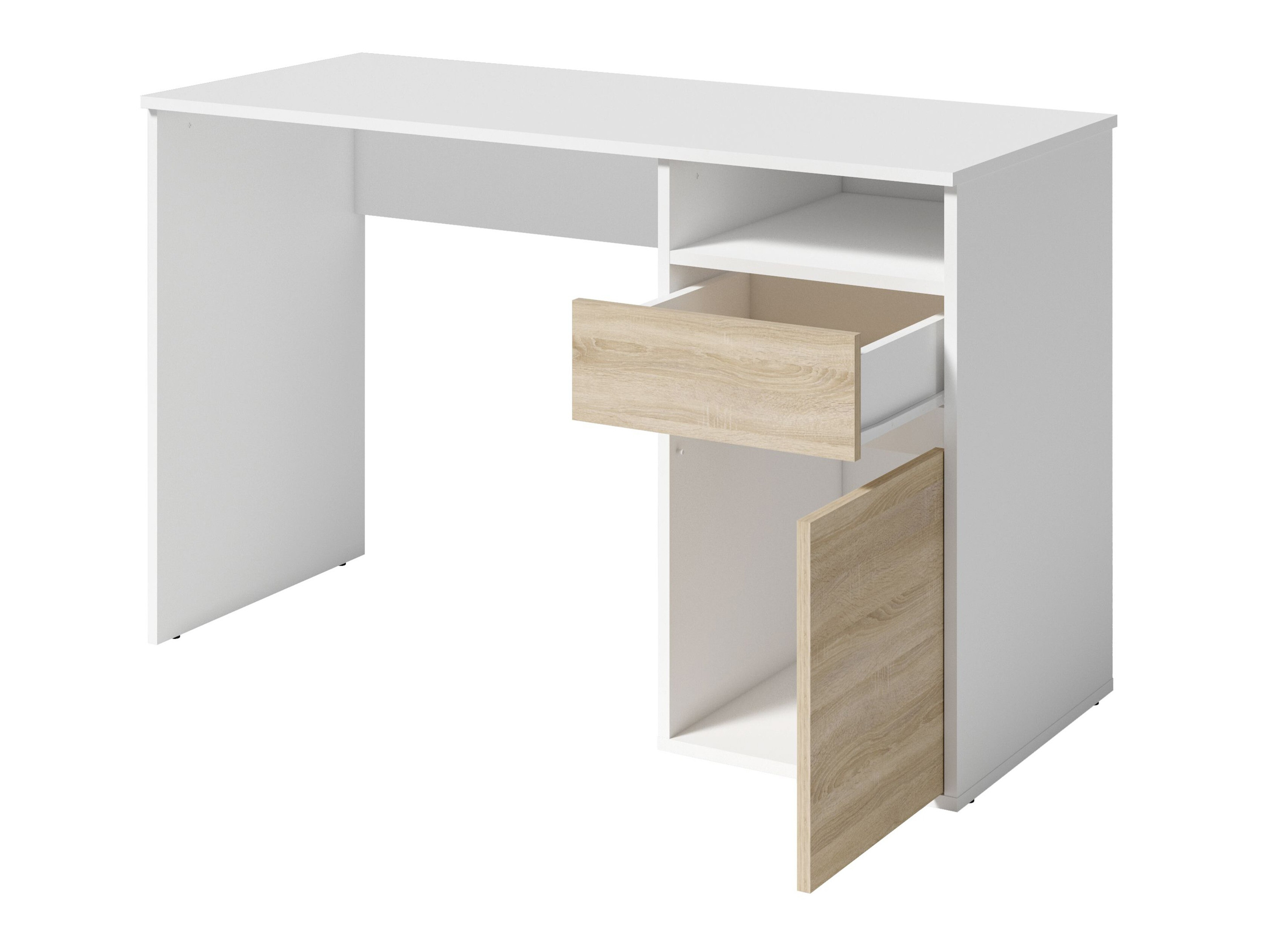 Birou Baytown 190 (Alb + Stejar Sonoma)