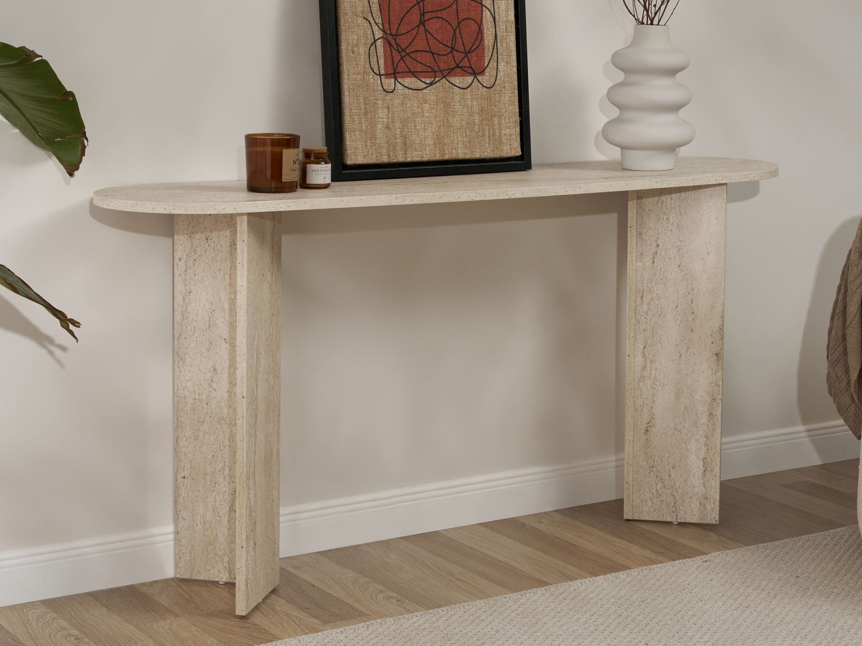 Consolă Novato 133 (Travertin ușor)