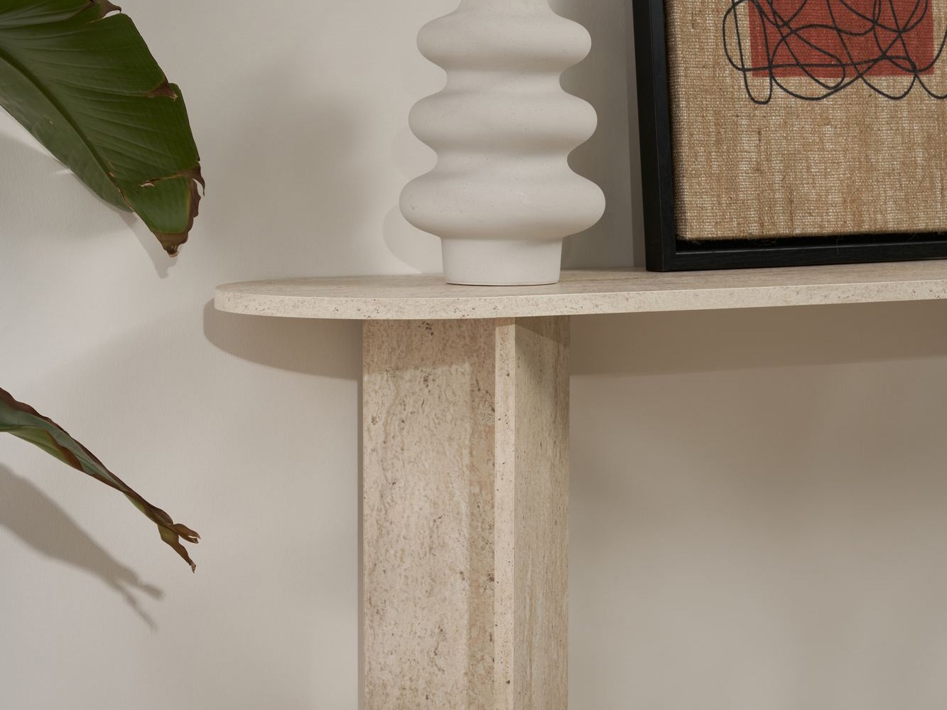 Consolă Novato 133 (Travertin ușor)