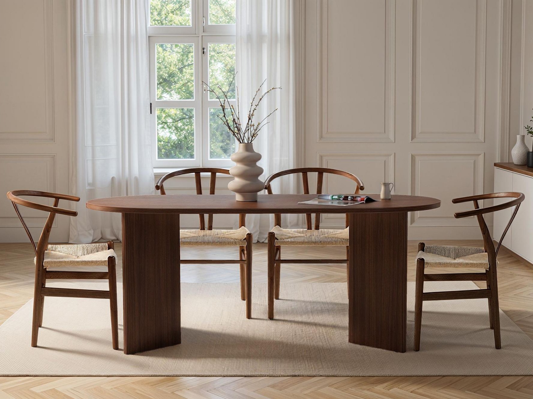 Masă Novato 131 (Nuc)