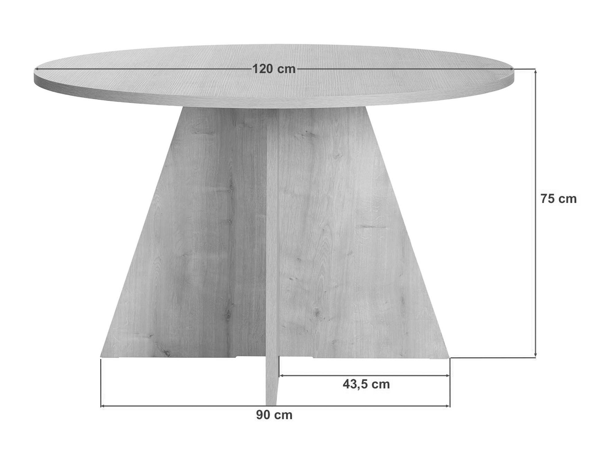 Masă Novato 134 (Pin)