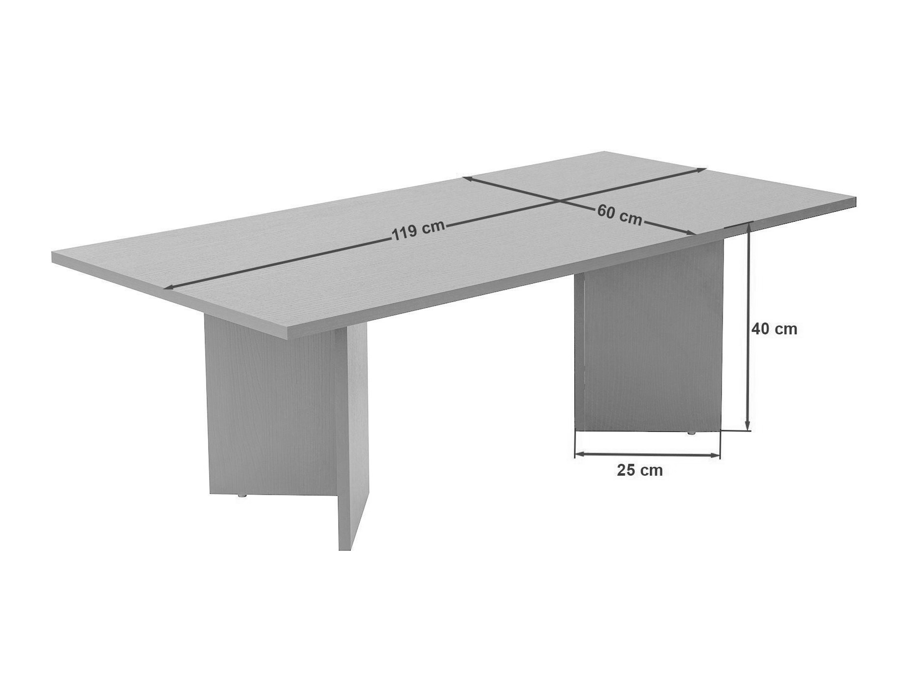 Măsuță de cafea Novato 132 (Travertin ușor)