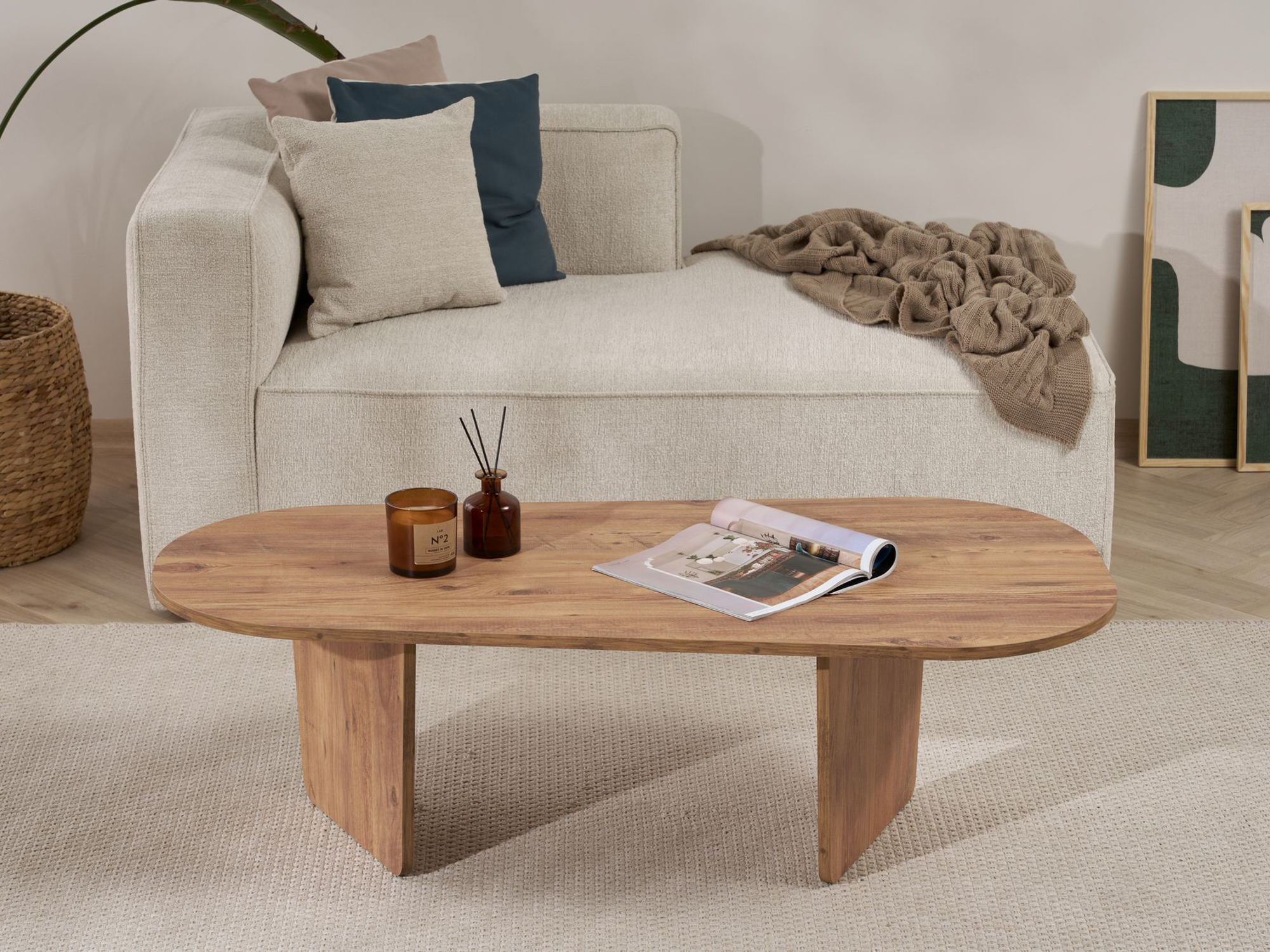 Măsuță de cafea Novato 135 (Pin)