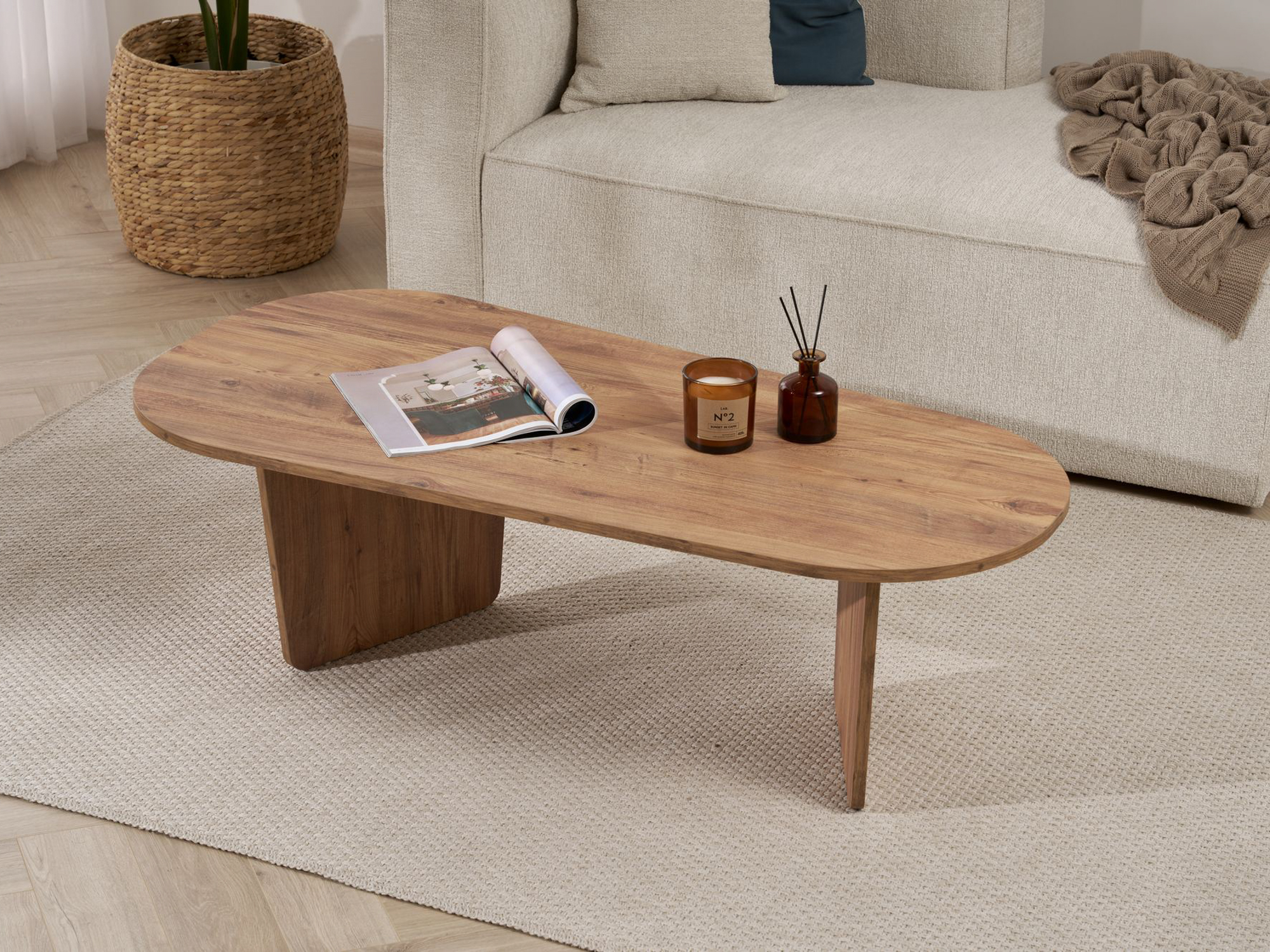 Măsuță de cafea Novato 135 (Pin)