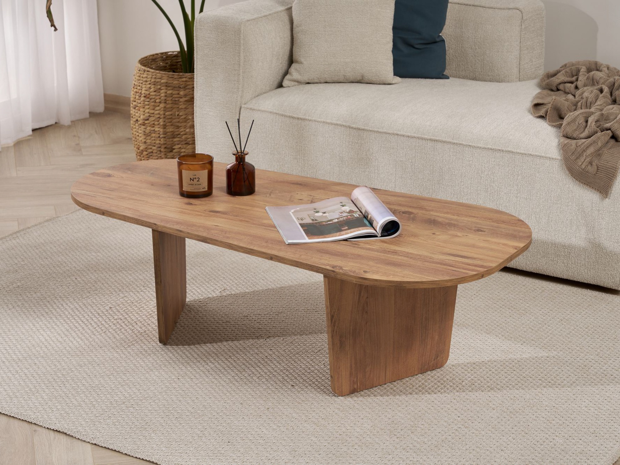 Măsuță de cafea Novato 135 (Pin)