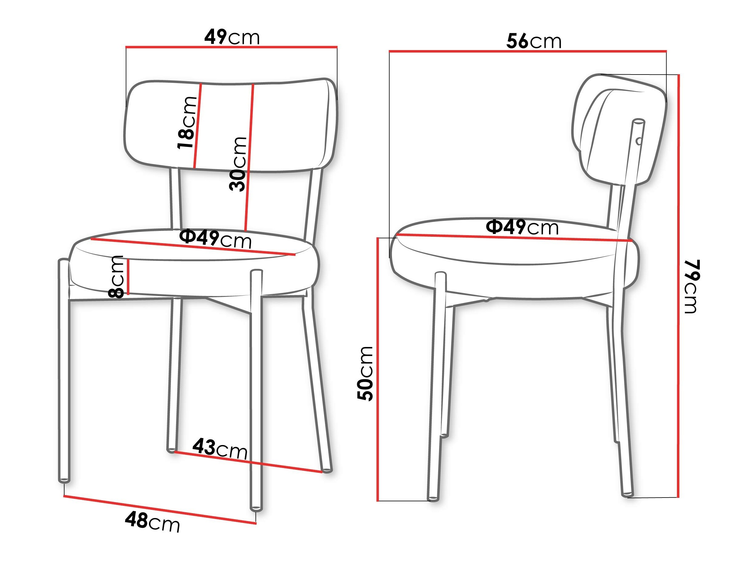 Scaun Comfivo 470 (Crem)