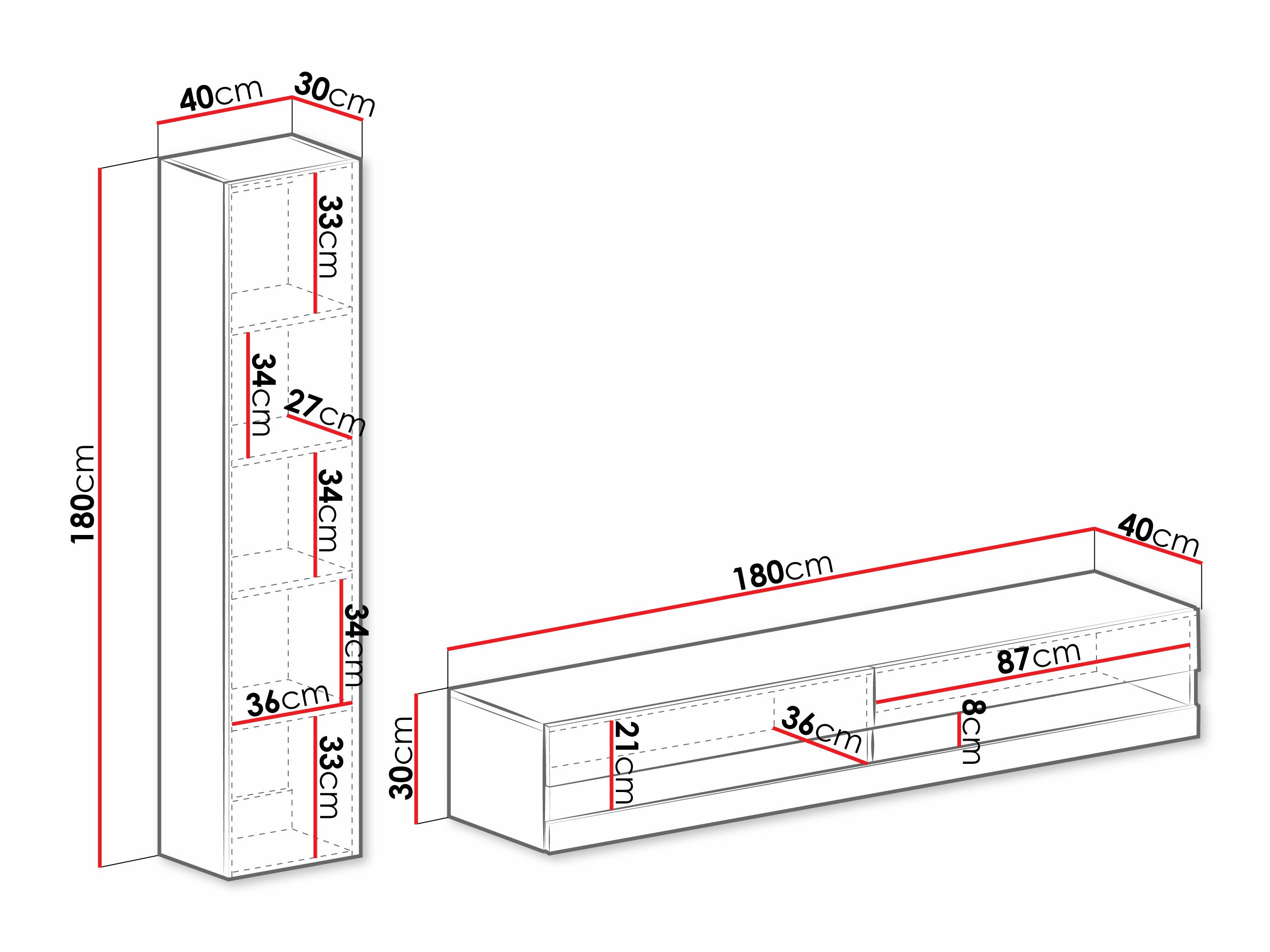 Set camera de zi Venenou 114 (Negru + Negru lucios)