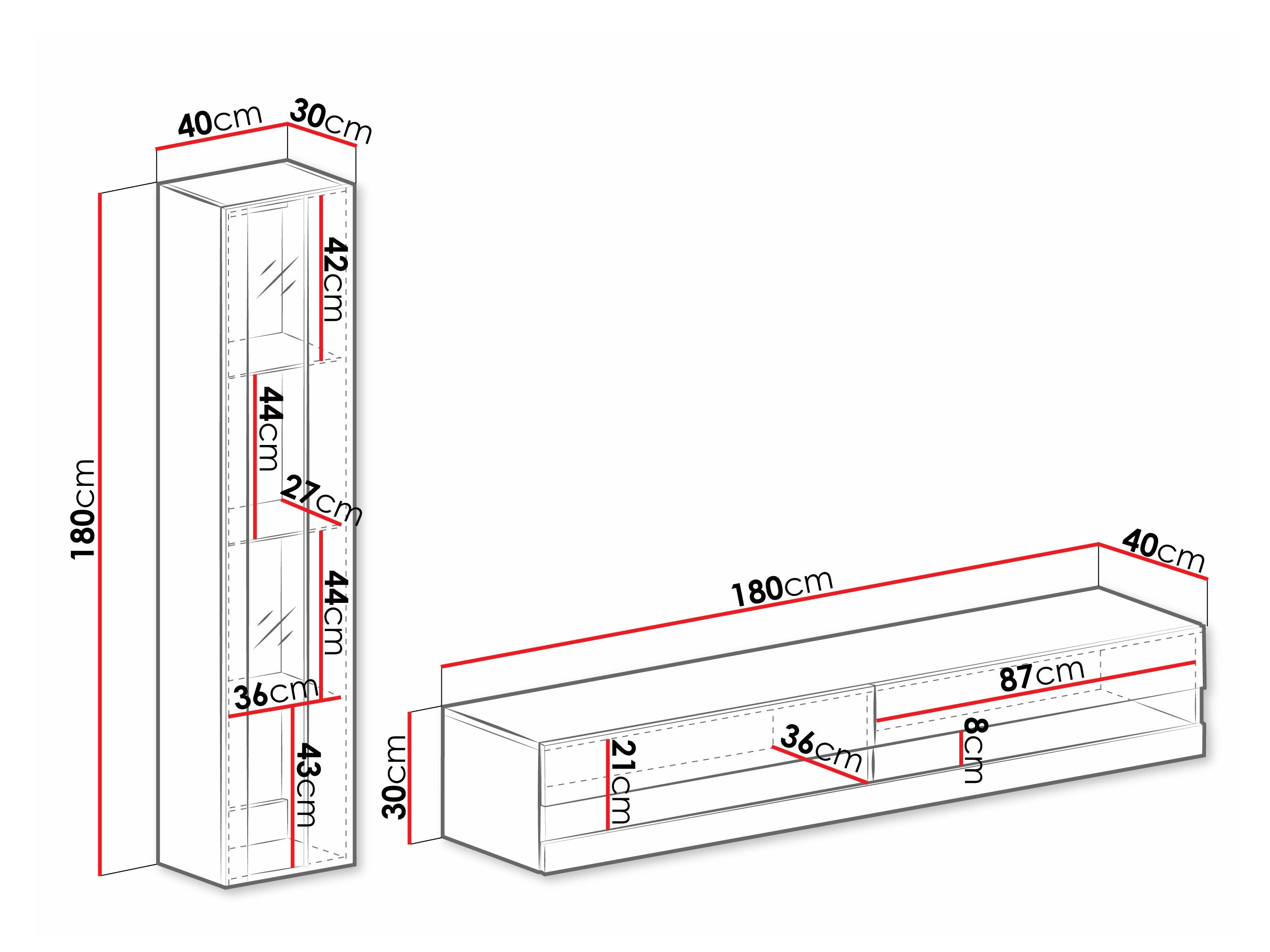 Set camera de zi Venenou 118 (Negru + Negru lucios)