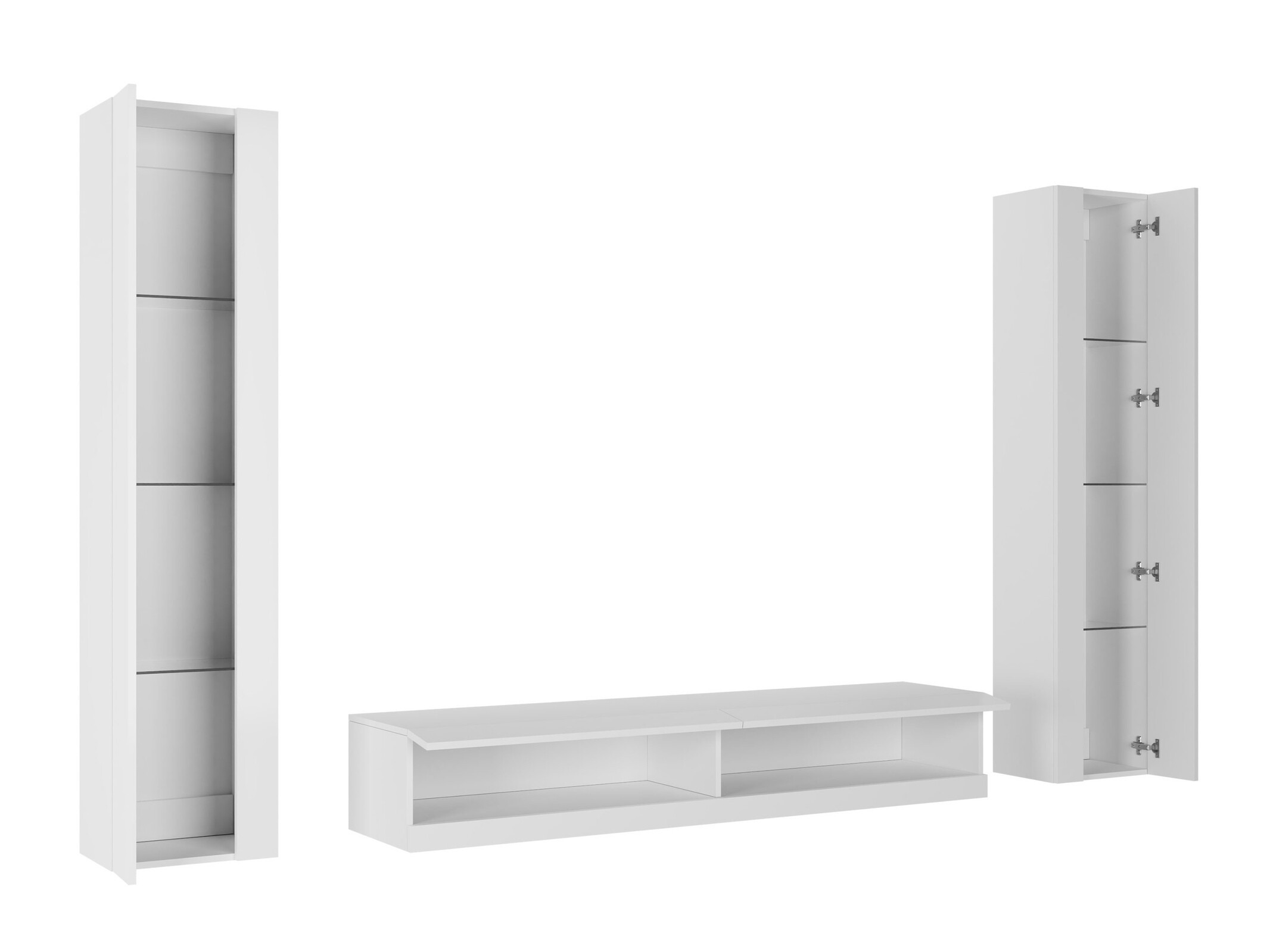 Set de living Vilrin V (Negru + Negru lucios)