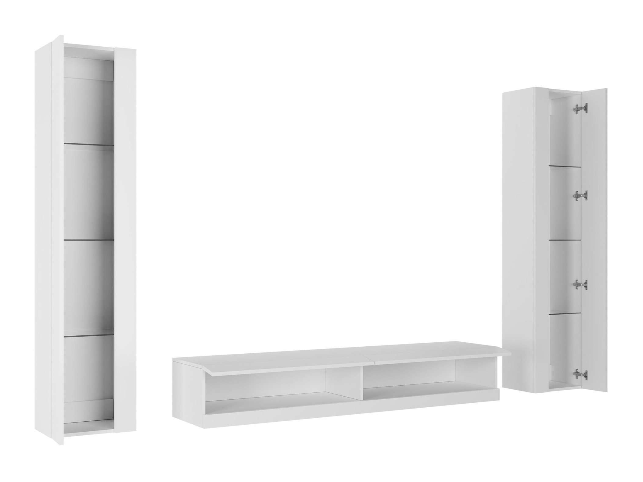 Set de living Vilrin V (Negru + Negru lucios)