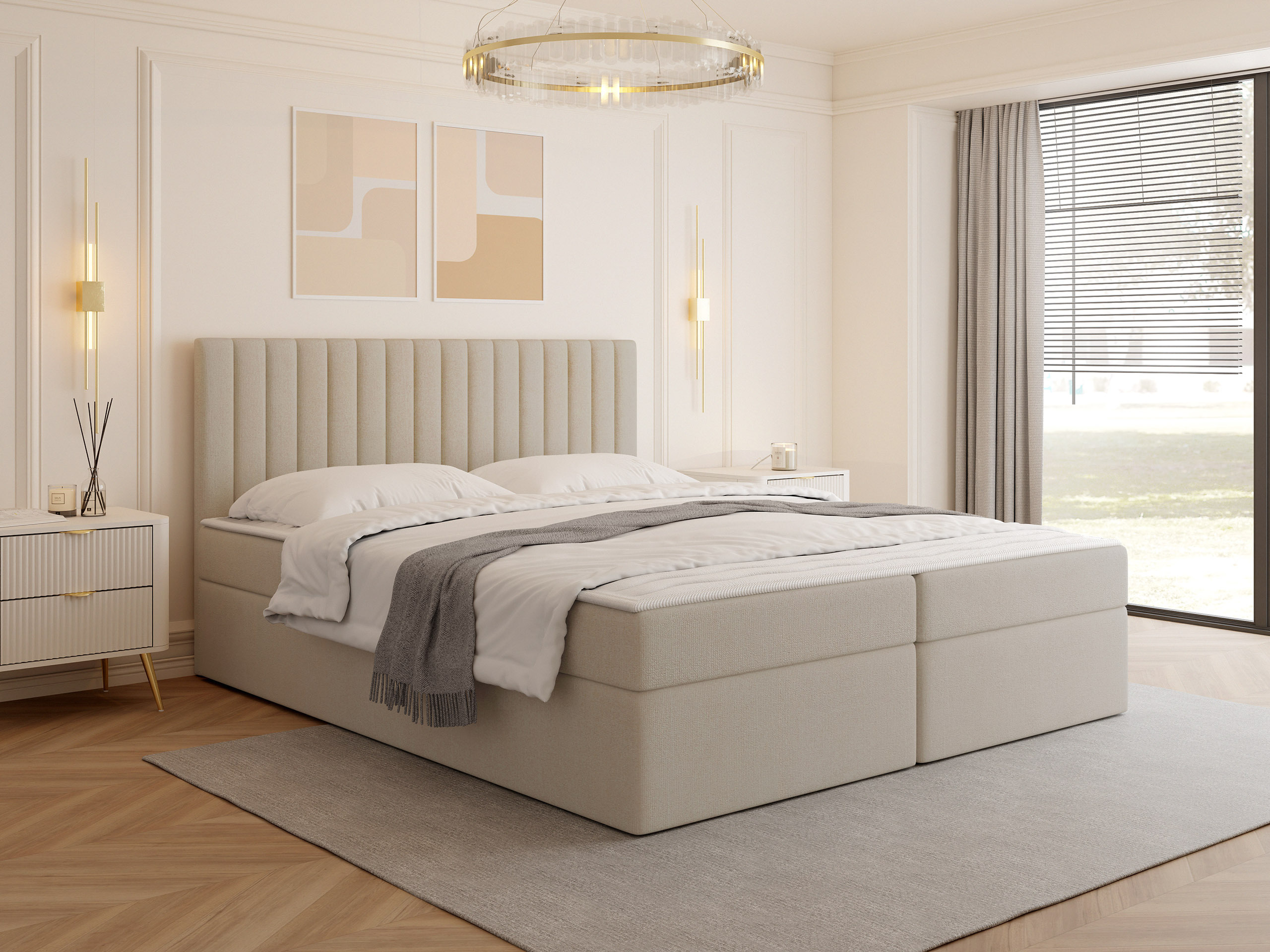 Pat boxspring Comfivo Apis I (Manila 02)
