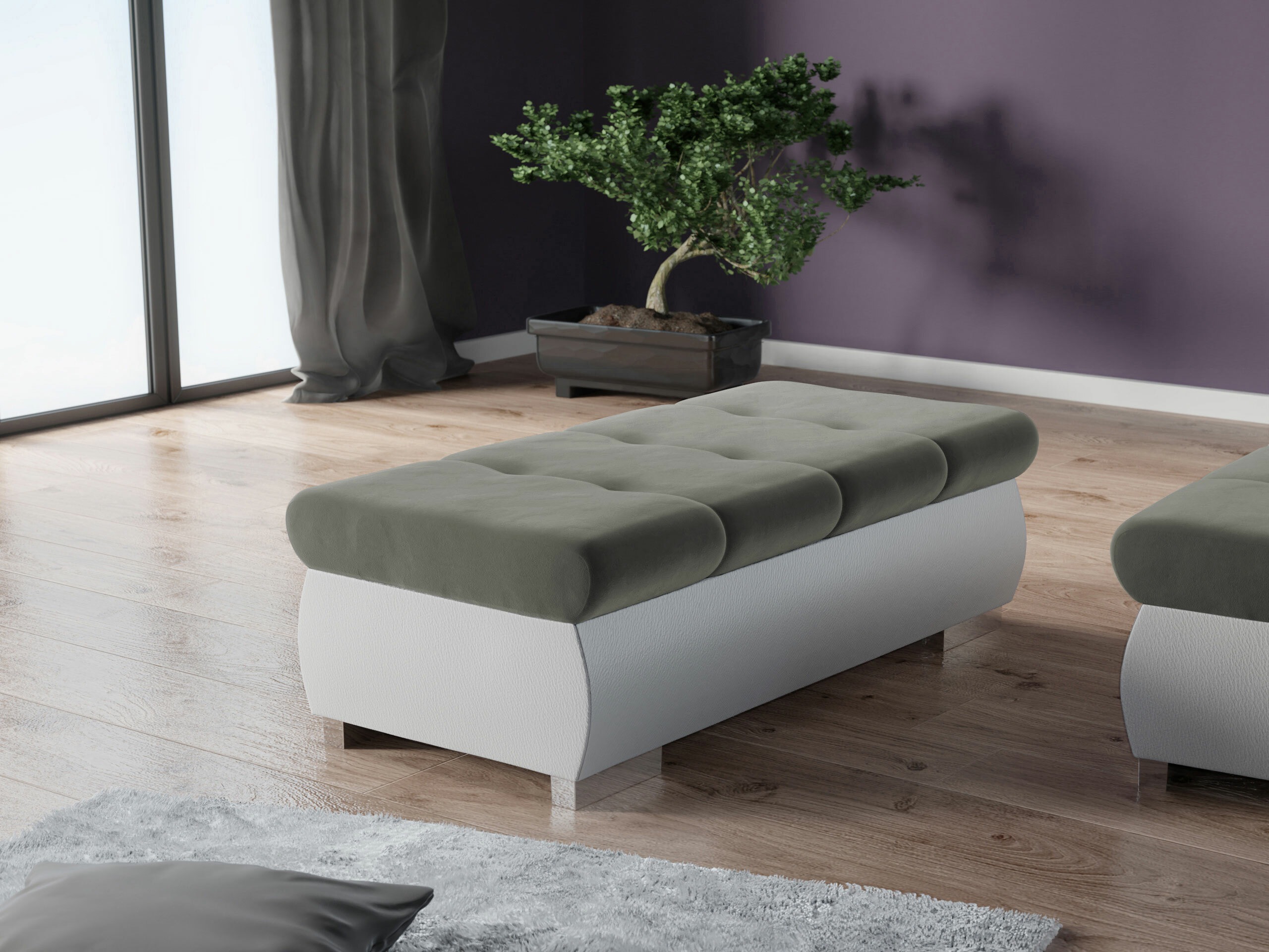 Bancă tapițată Comfivo Nitor I (Soft 017 + Magic Velvet 2217)