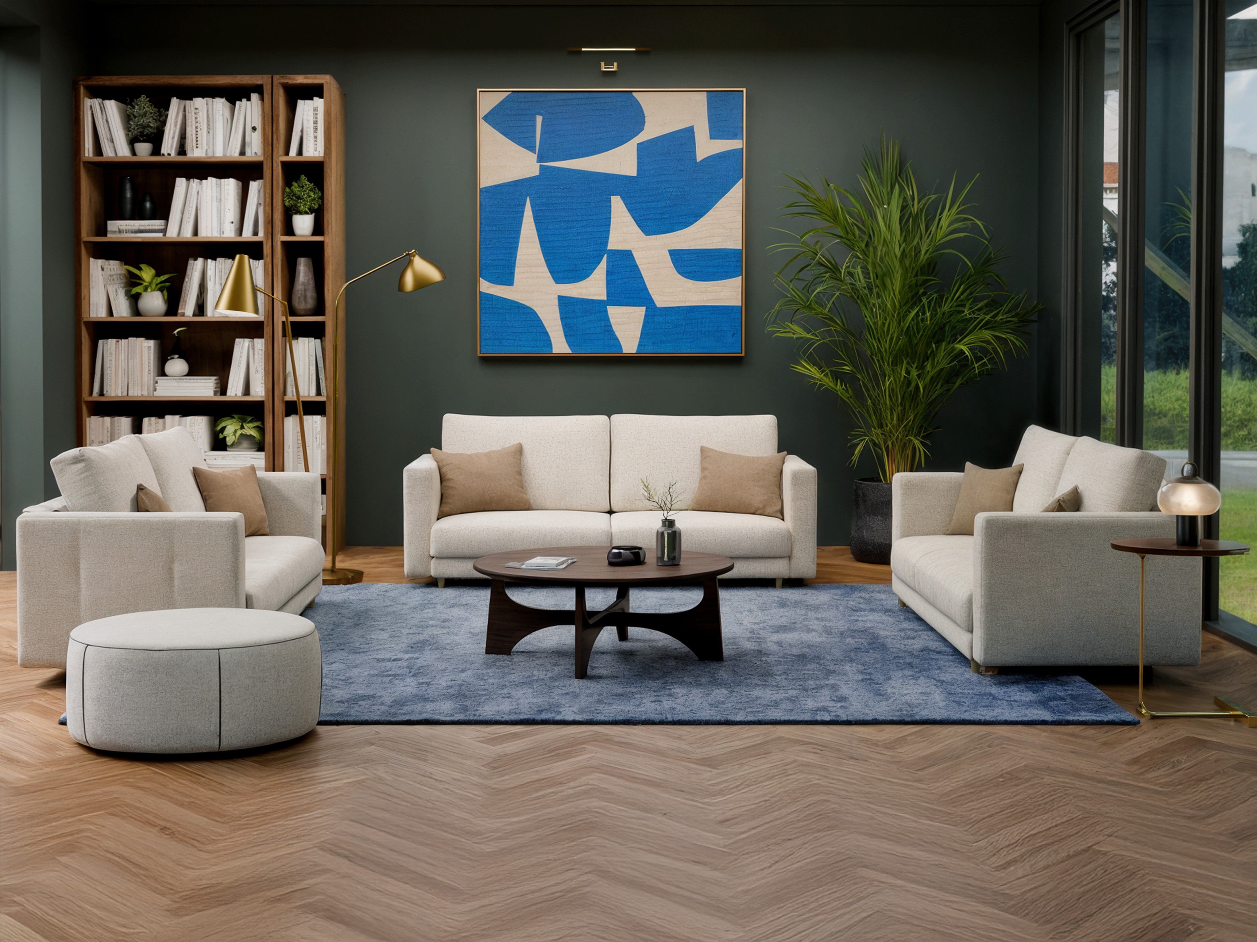 Canapea extensibilă Mandeville 353 (Bej)