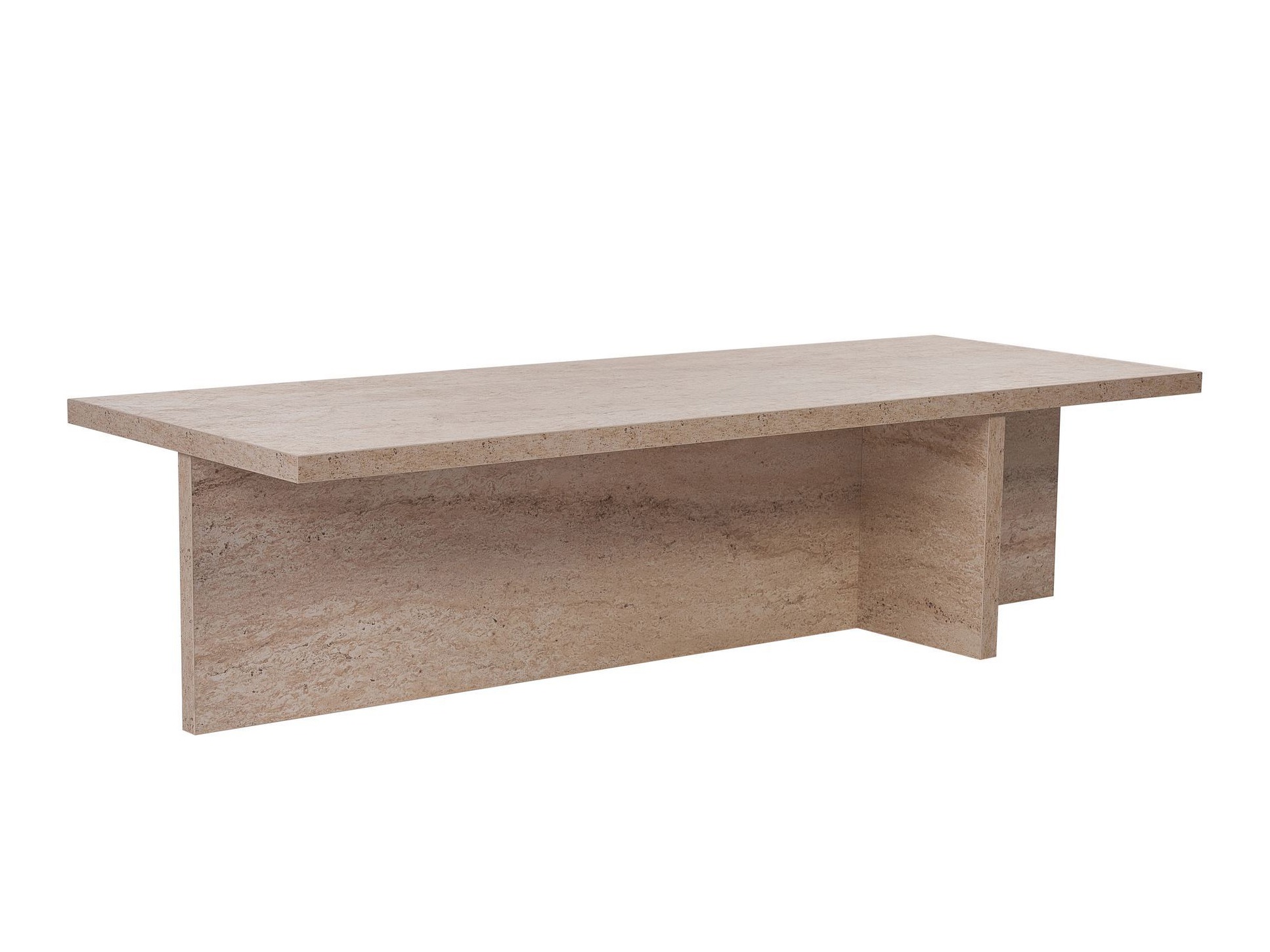 Măsuță de cafea Novato 136 (Travertin ușor)